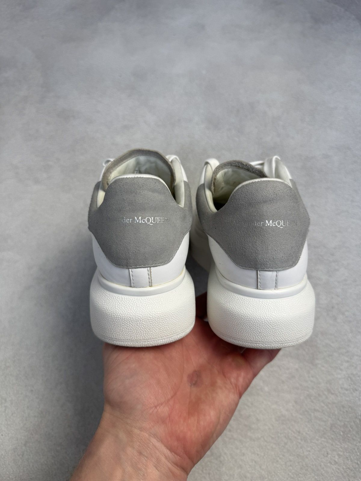 Alexander McQueen Alexander McQueen Oversized Leather Sneakers White size37 Size US 6.5 / IT 36.5 - 5 Thumbnail