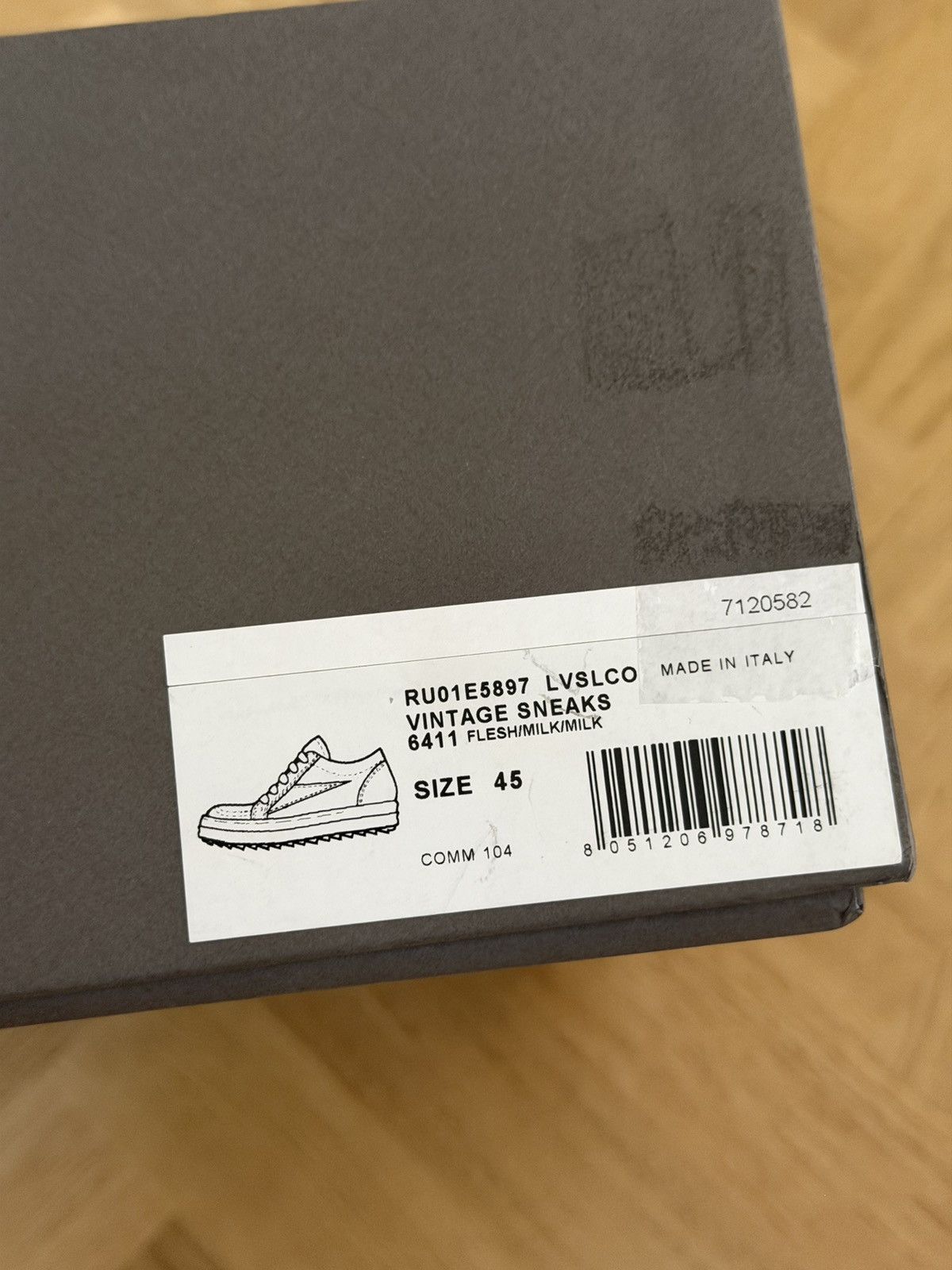 Rick Owens Rick Owens Beeige Suede „Vans“ Vintage Sneaker Sz.45 Size US 12 / EU 45 - 9 Thumbnail