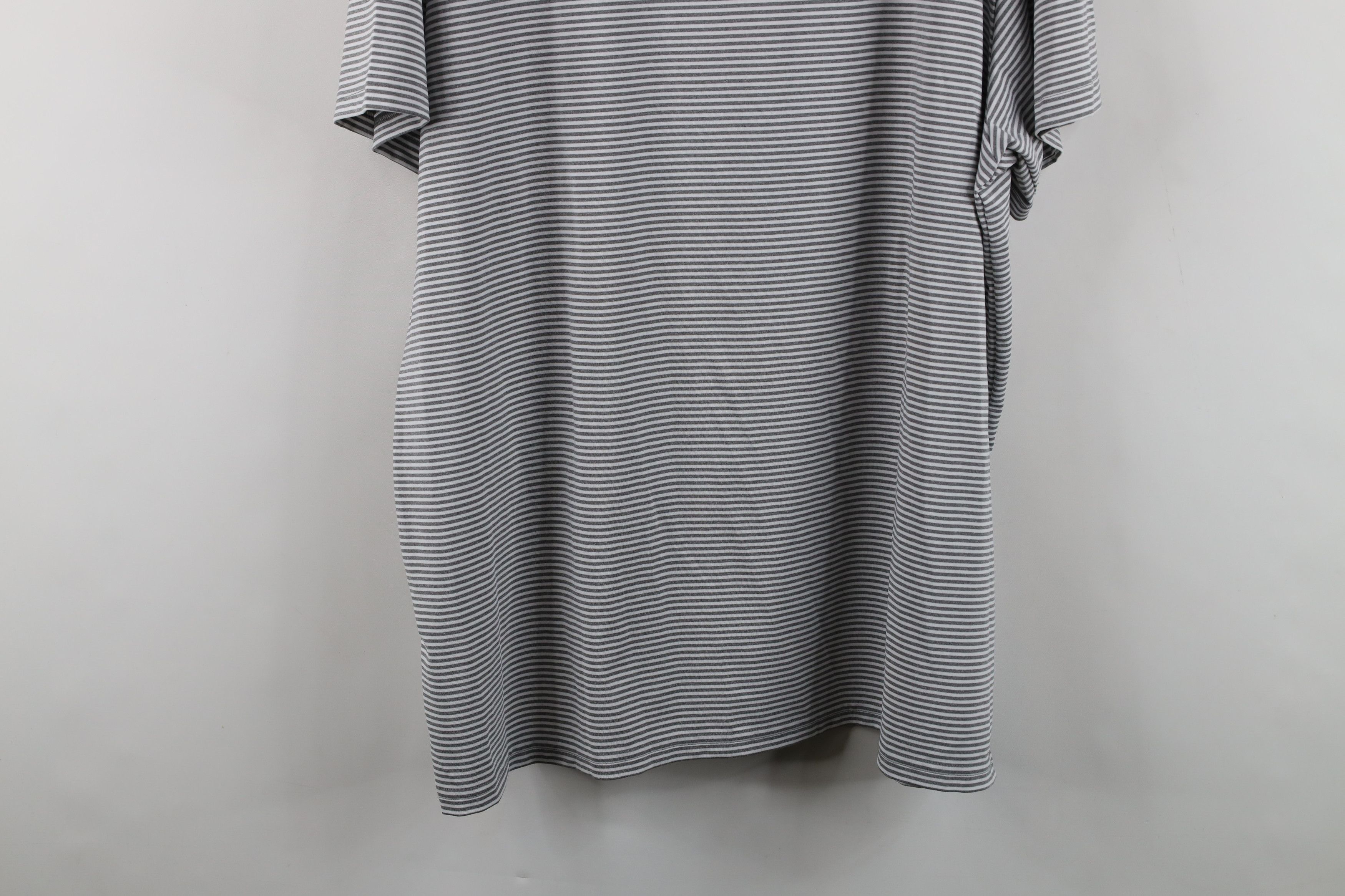 Bonobos Bonobos Golf Stretch Striped Golfing Polo Shirt Gray Size US XXL / EU 58 / 5 - 12 Thumbnail