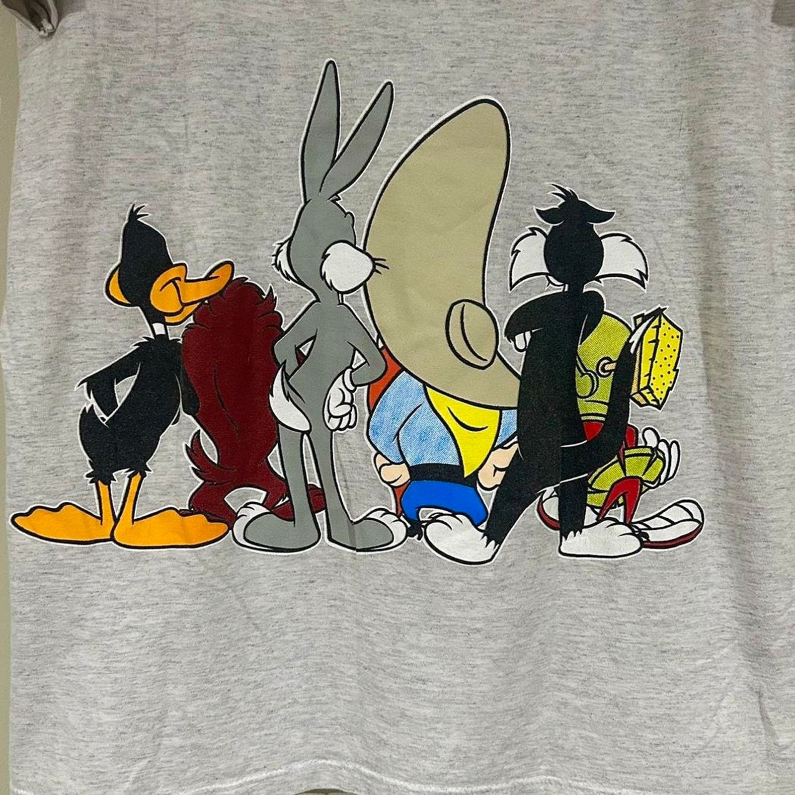 Sunny Sports Vintage 1993 Classic Looney Tunes Wraparound Tee Shirt Size US L / EU 52-54 / 3 - 4 Thumbnail