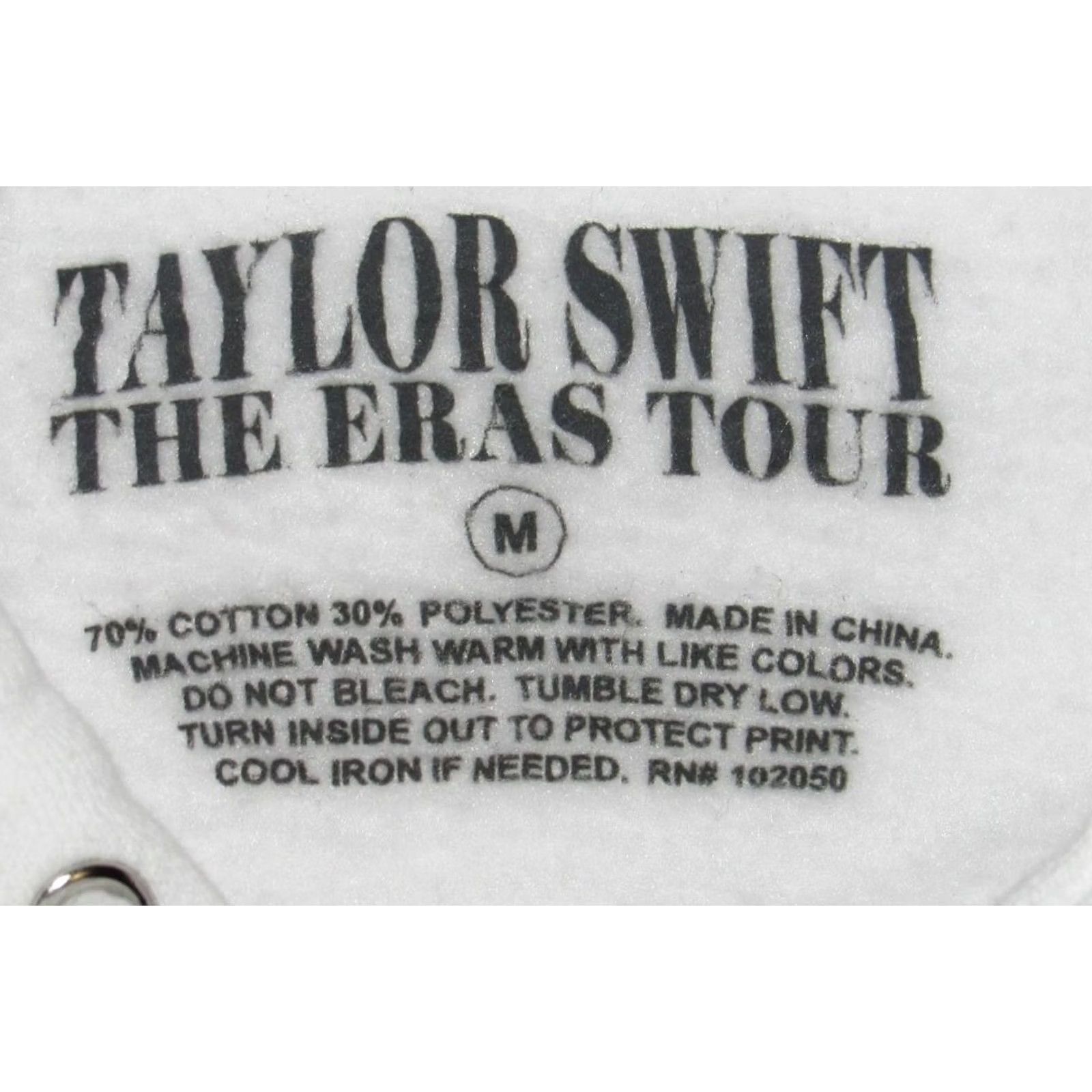 Vintage Taylor Swift Eras Tour White Hoodie Sweatshirt Medium Womens Size M / US 6-8 / IT 42-44 - 4 Thumbnail