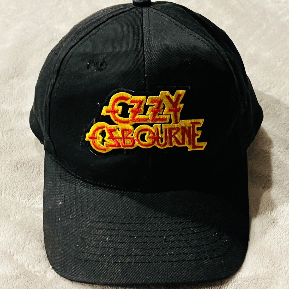 Ozzy Osbourne Vintage 90s Ozzy Osbourne Embroidered Concert SnapBack Hat Size ONE SIZE - 2 Thumbnail