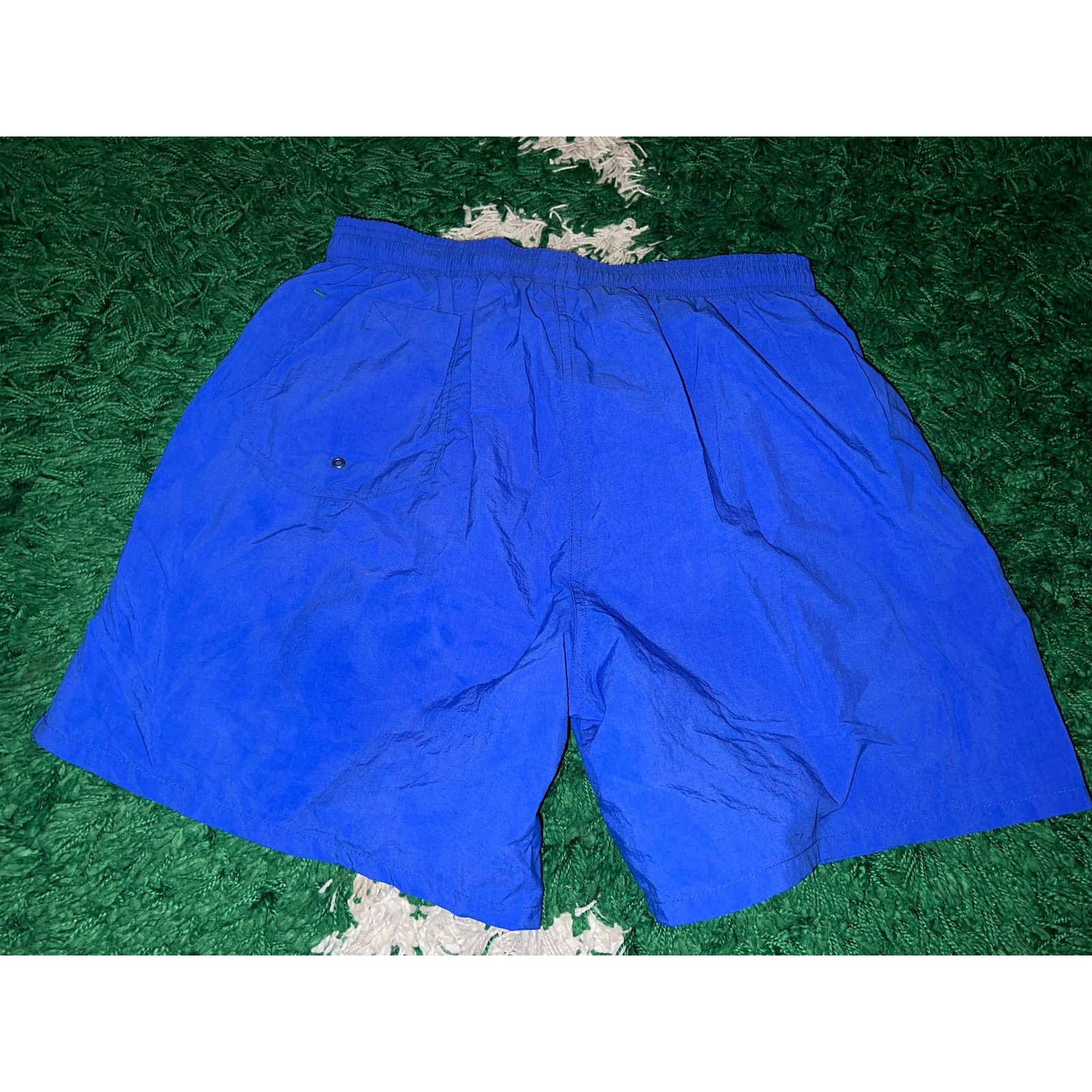 Vintage Vintage Big Johnson Nylon Blue Shorts Bottoms L Large Rare Size US 32 / EU 48 - 5 Thumbnail