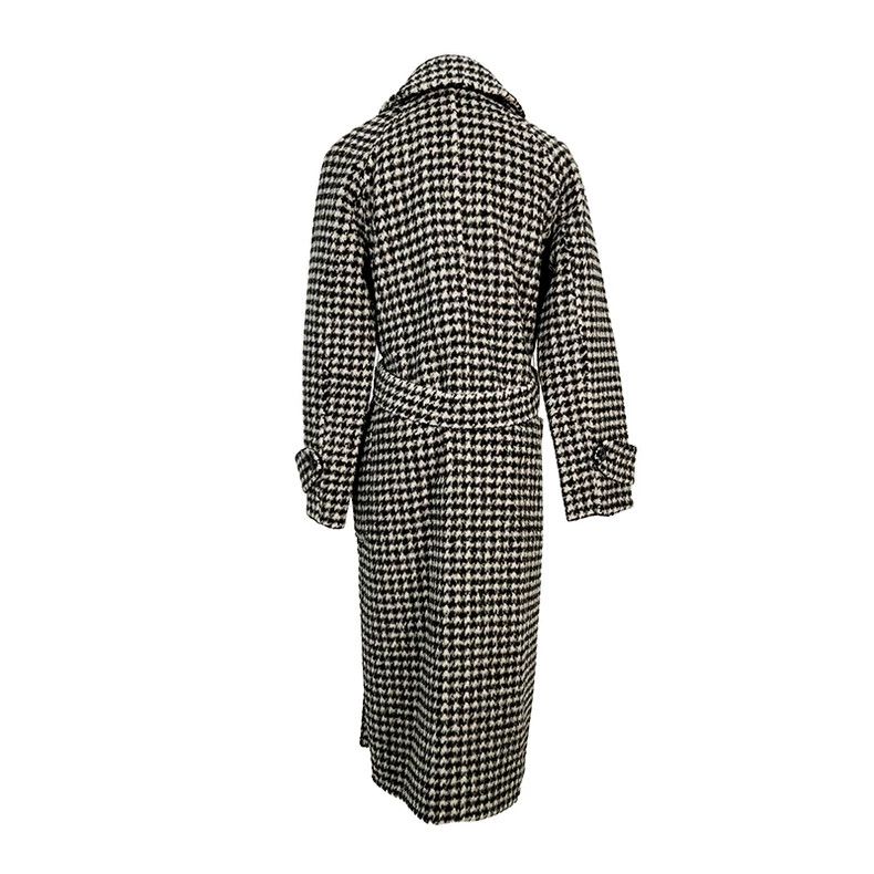 Max Mara Max Mara Houndstooth camel hair nylon overcoat. Size XS / US 0-2 / IT 36-38 - 1 Thumbnail
