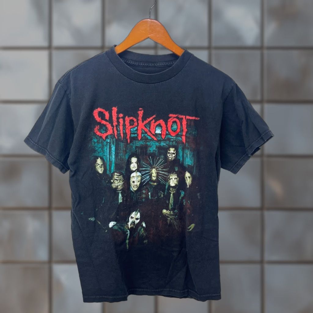 VINTAGE Slipknot T-Shirt M Black Mens