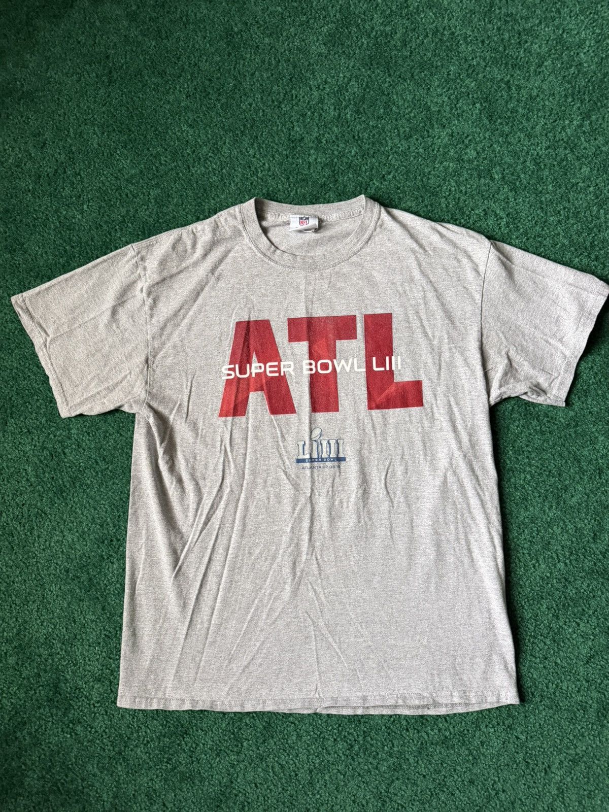 NFL Super Bowl LIII grey cotton t-shirt size Large Size US L / EU 52-54 / 3 - 1 Thumbnail