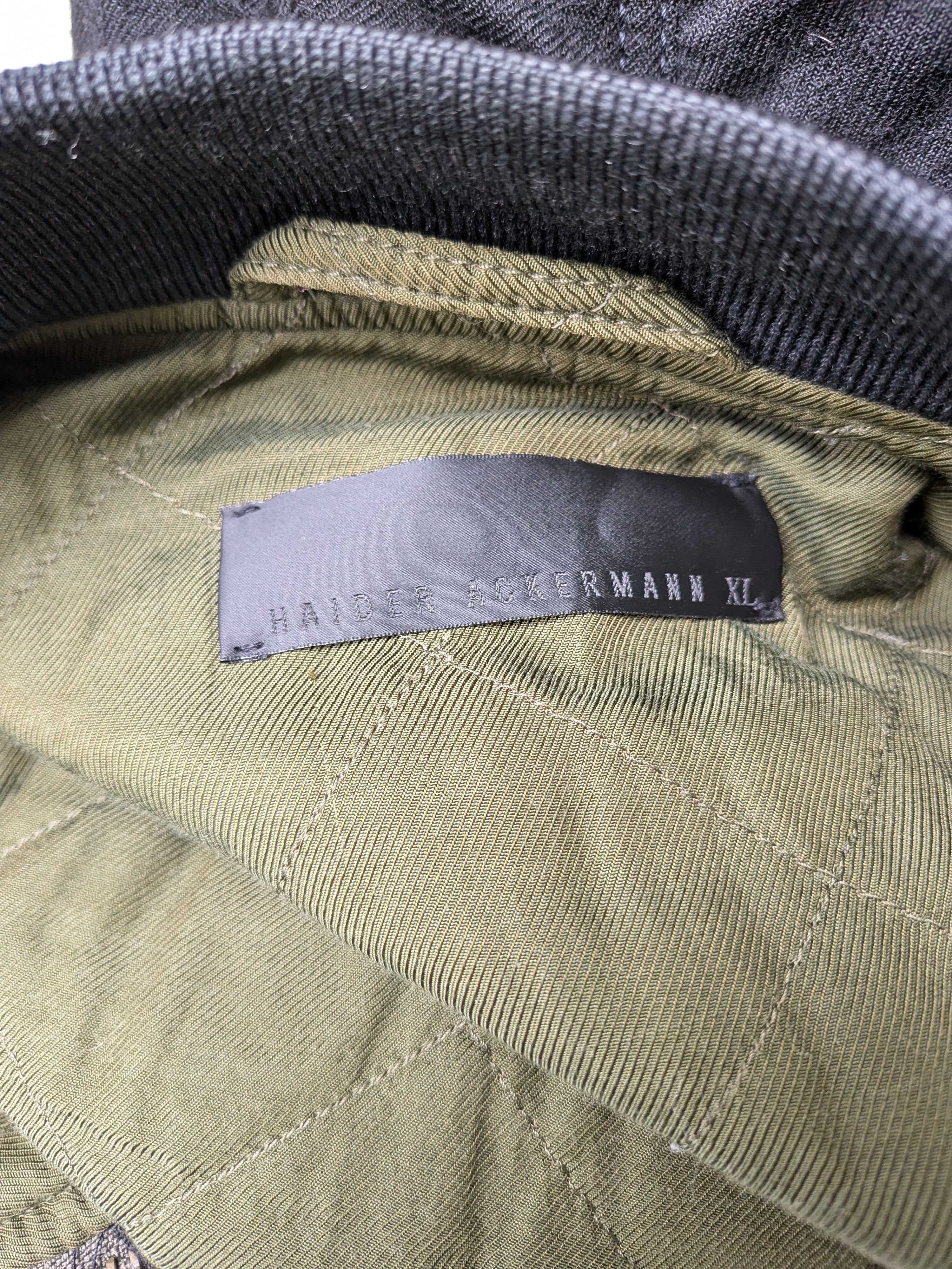 Haider Ackermann AW16 Black Wool Bomber Size US XL / EU 56 / 4 - 7 Thumbnail