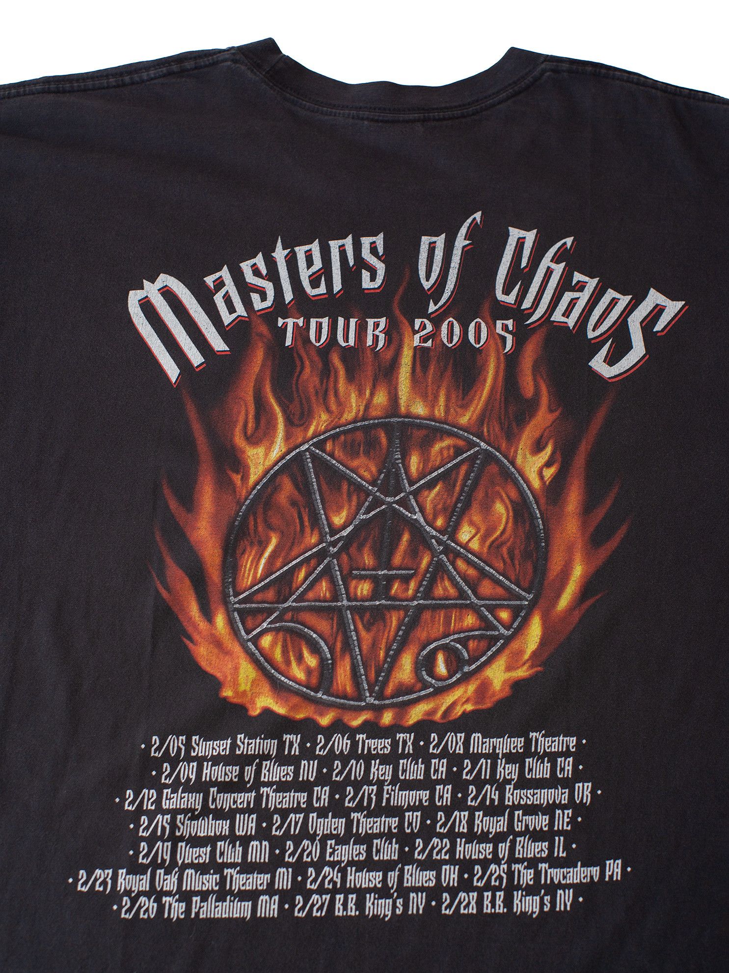 Band Tees Vintage 2005 Morbid Angel "Masters of Chaos" Band T-Shirt Size US XL / EU 56 / 4 - 7 Thumbnail