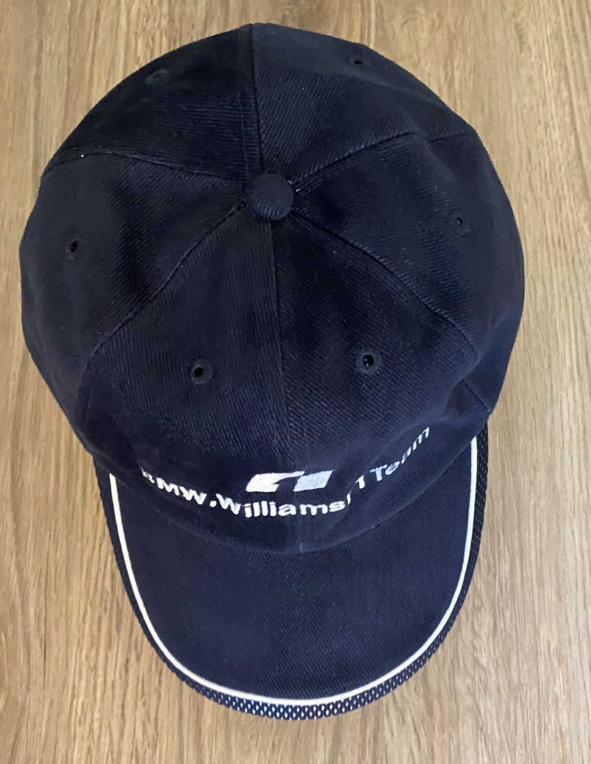 BMW Vintage 2001 Y2K BMW Williams F1 Team Navy Strapback Hat Cap Size ONE SIZE - 5 Thumbnail