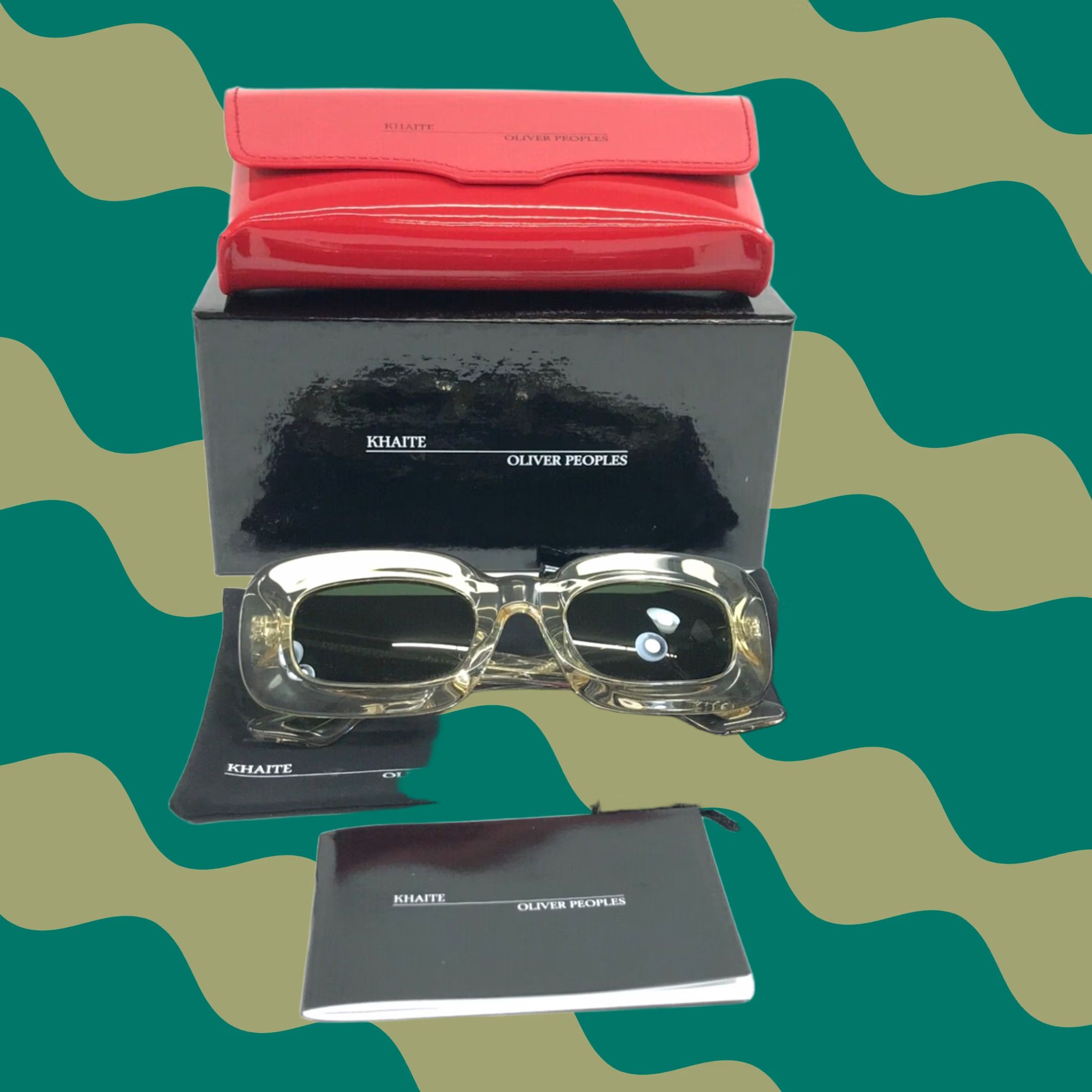 Oliver Peoples OLIVER PEOPLES Pakalas sunglasses Clear, rare | Grailed