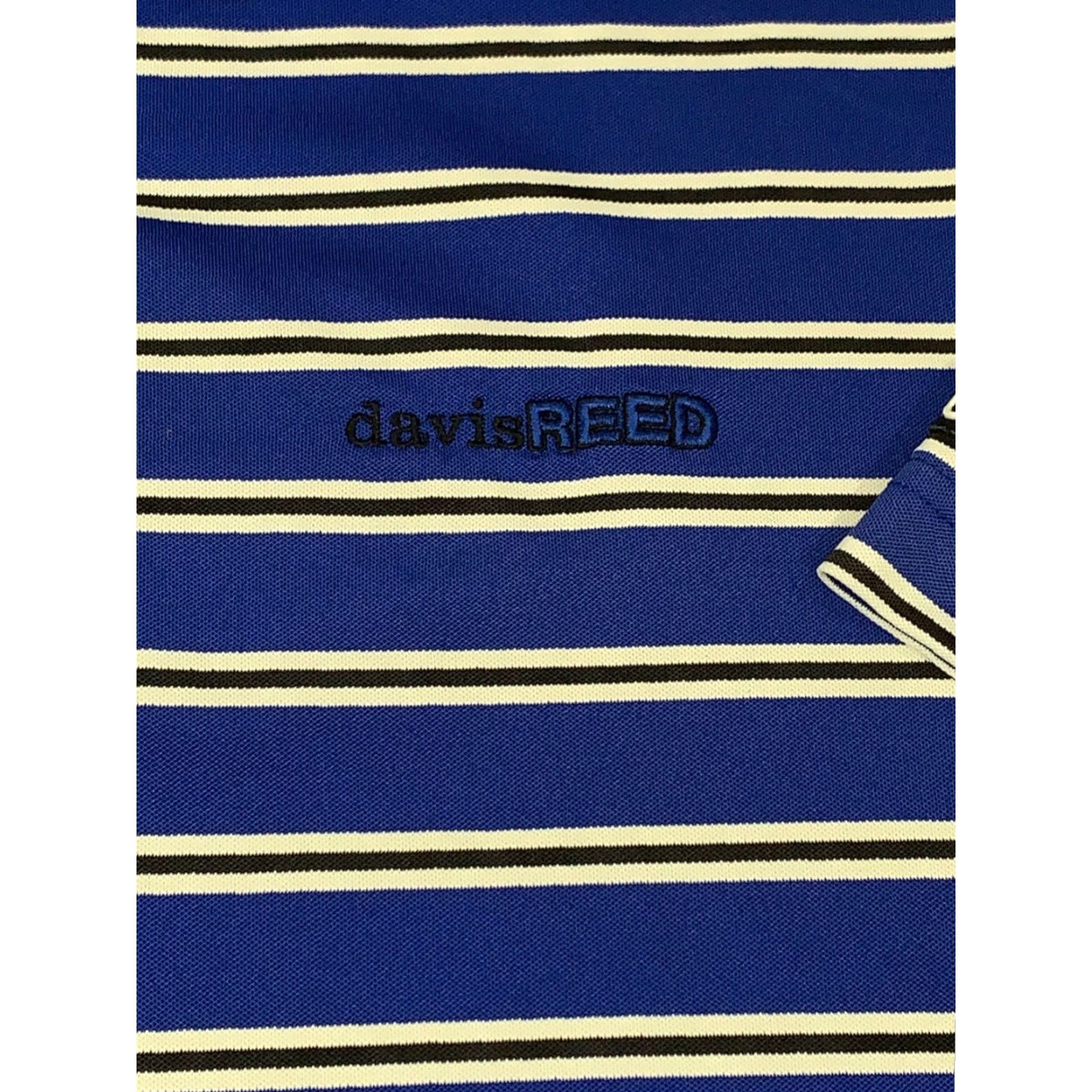 Vintage VUGA Polo Shirt Mens XL Striped Blue Golf Casual Short Sleeve 5096 Size US XL / EU 56 / 4 - 4 Thumbnail