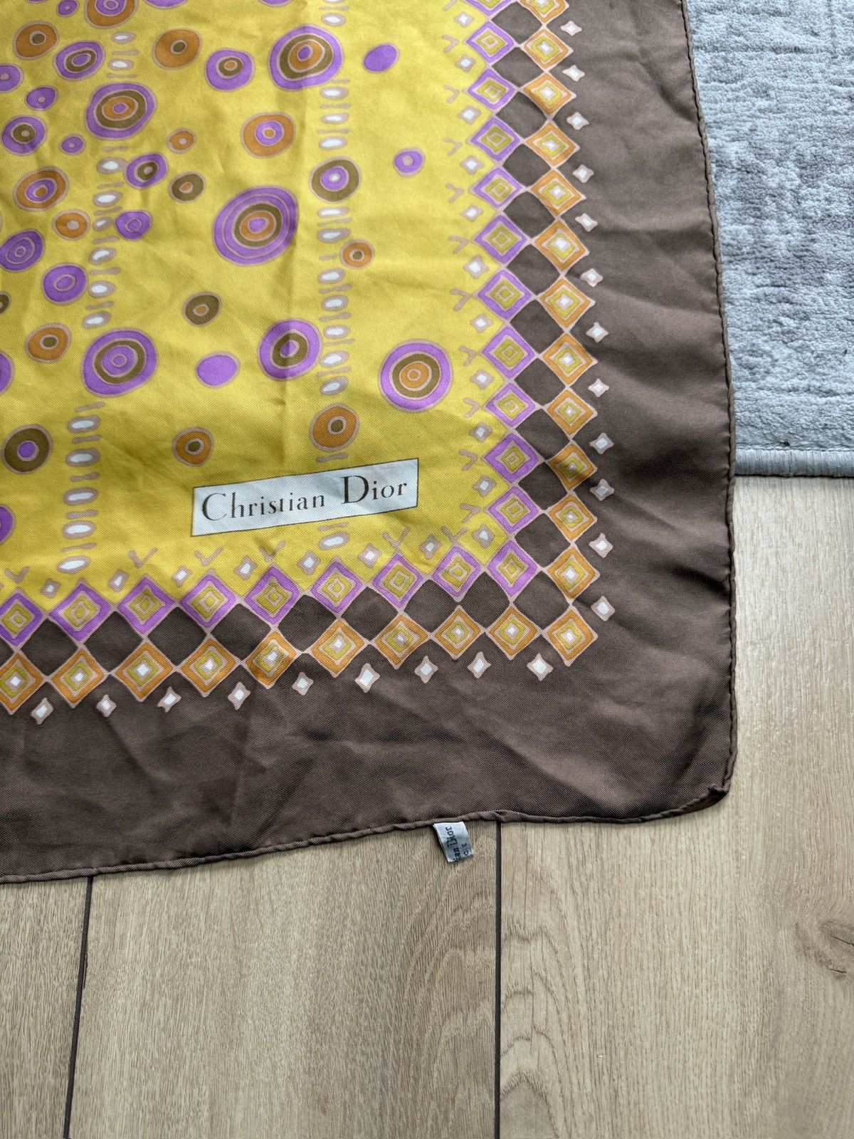 Designer × Dior × Vintage Vintage 90s Christian Dior silk scarf / shawl old money Size ONE SIZE - 3 Thumbnail
