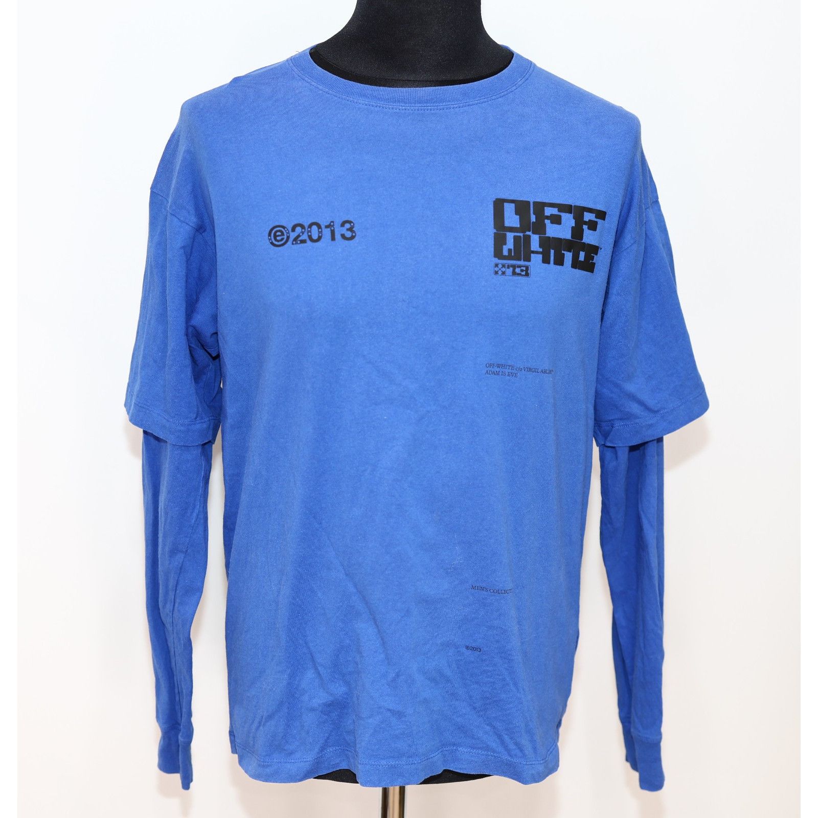 Off-White OFF-WHITE Tech Marker Double Sleeve Oversized T-Shirt 2013 S Size US S / EU 44-46 / 1 - 2 Thumbnail