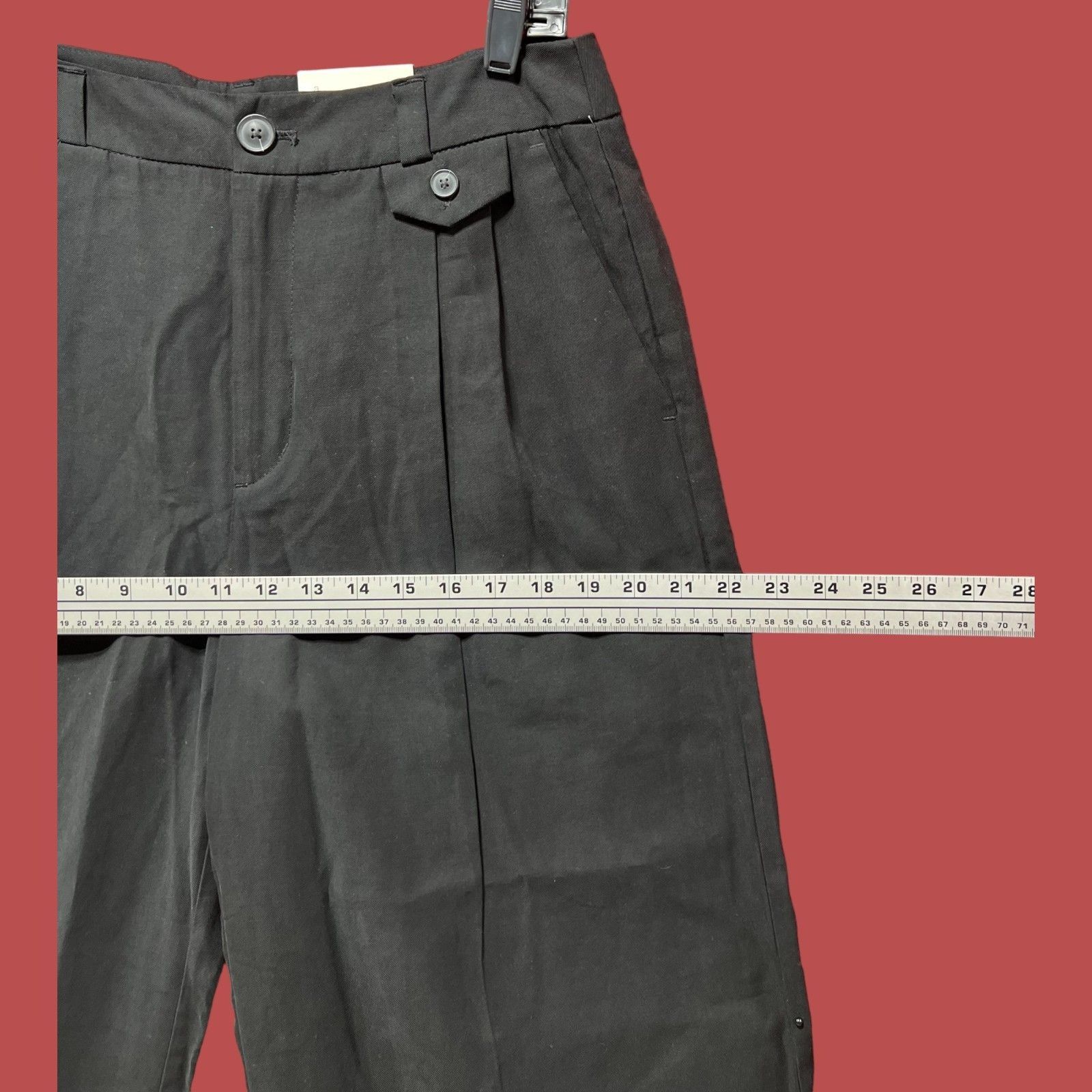 Other A New Day - Women's High Rise Pants Relaxed Hip & Thing - Bl Size 32" / US 10 / IT 46 - 4 Thumbnail