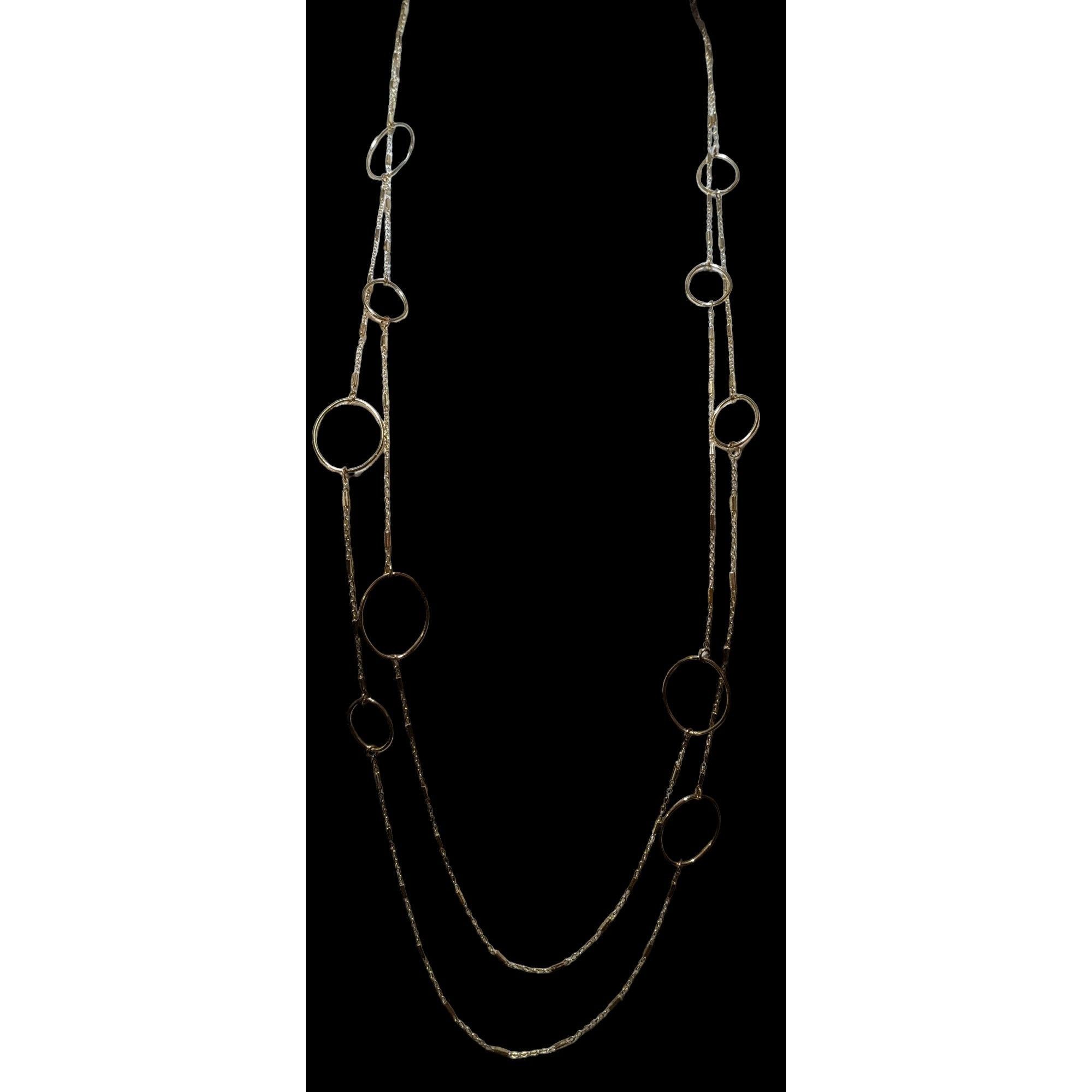 Other Multilayer Gold Chain Open Loop Necklace Size ONE SIZE - 3 Thumbnail