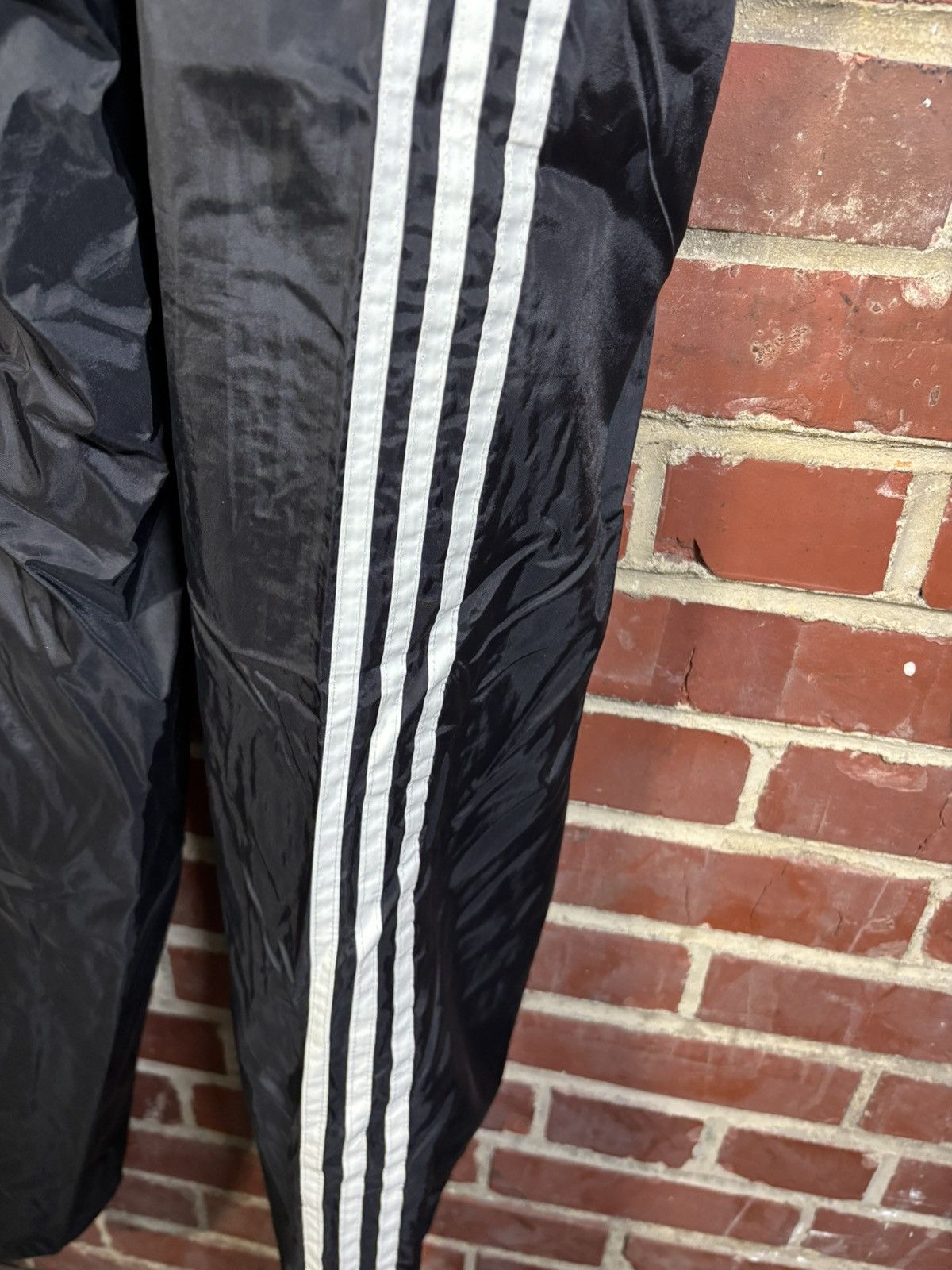 Adidas Vintage 90s Adidas 3 Stripe Black Track Pants Athletic Large Size US 30 / EU 46 - 5 Thumbnail
