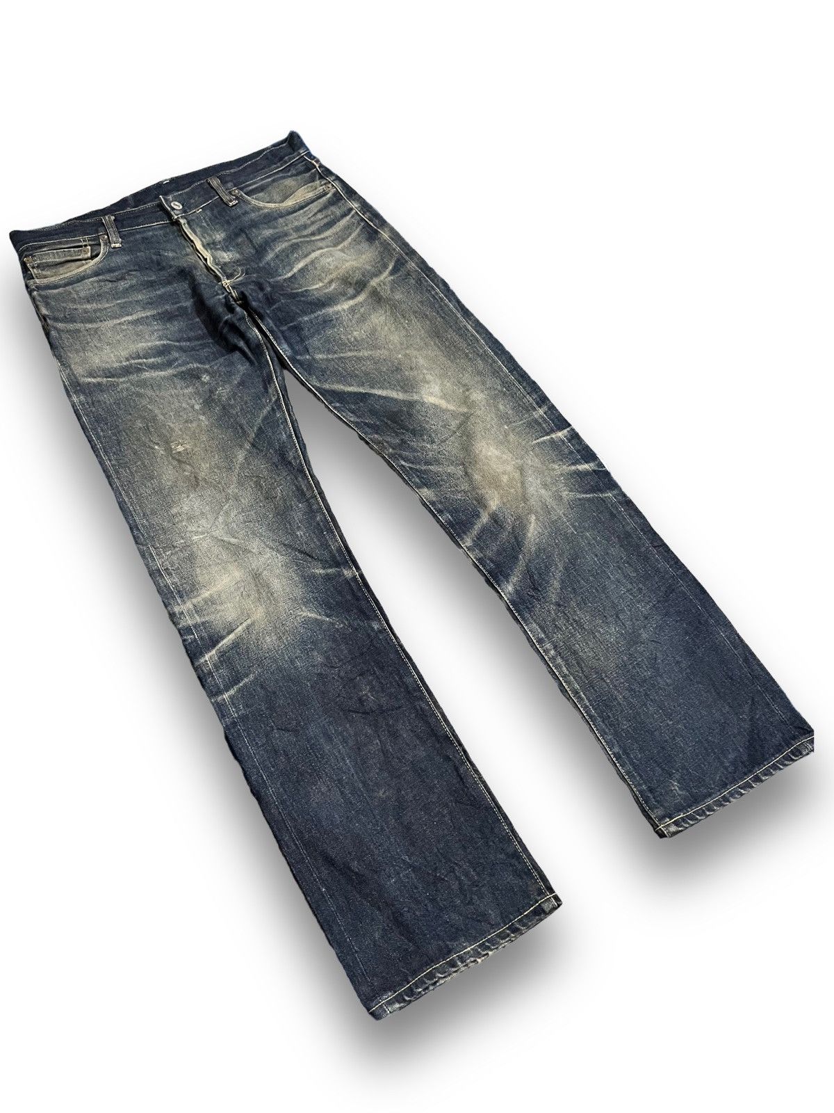 Jun Takahashi Vintage UJ Mudwash Selvedge Denim Size US 33 - 2 Thumbnail
