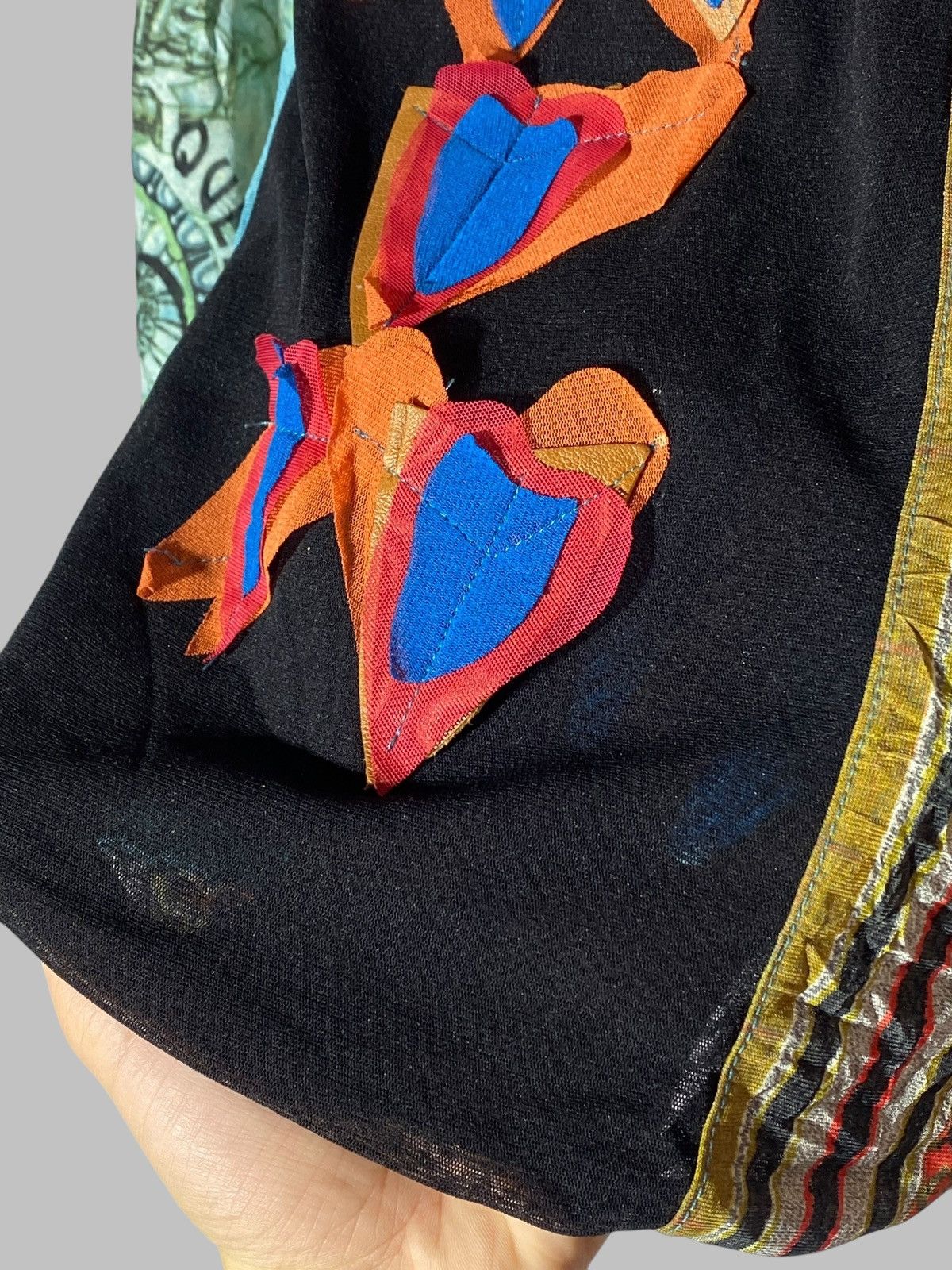 Vintage Save The Queen Rare Print T-Shirt Avant Garde Boho Art Tee Size L / US 10 / IT 46 - 7 Thumbnail
