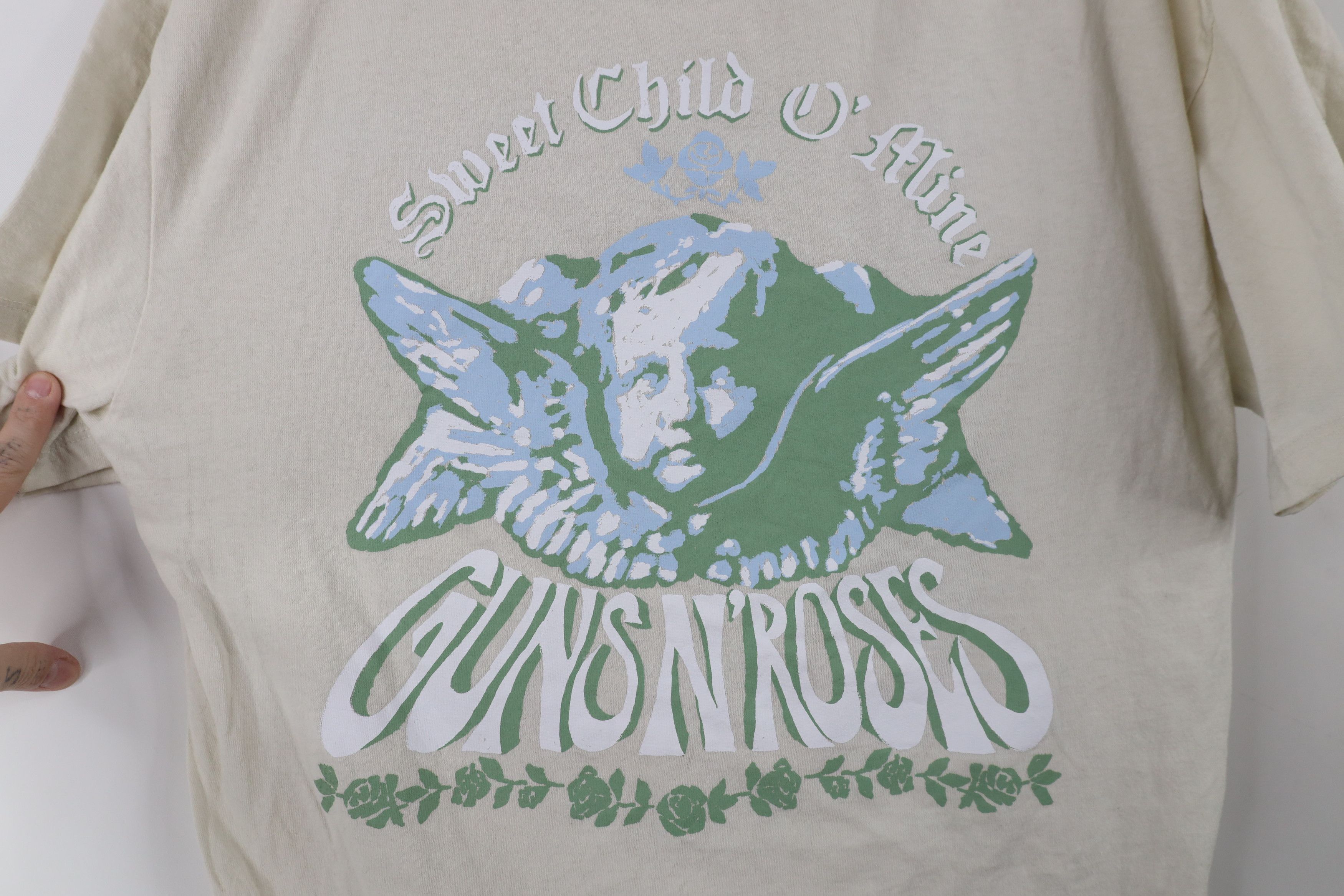 Vintage Retro Y2K Sweet Child O Mine Guns n Roses Band T-Shirt Size S / US 4 / IT 40 - 4 Thumbnail