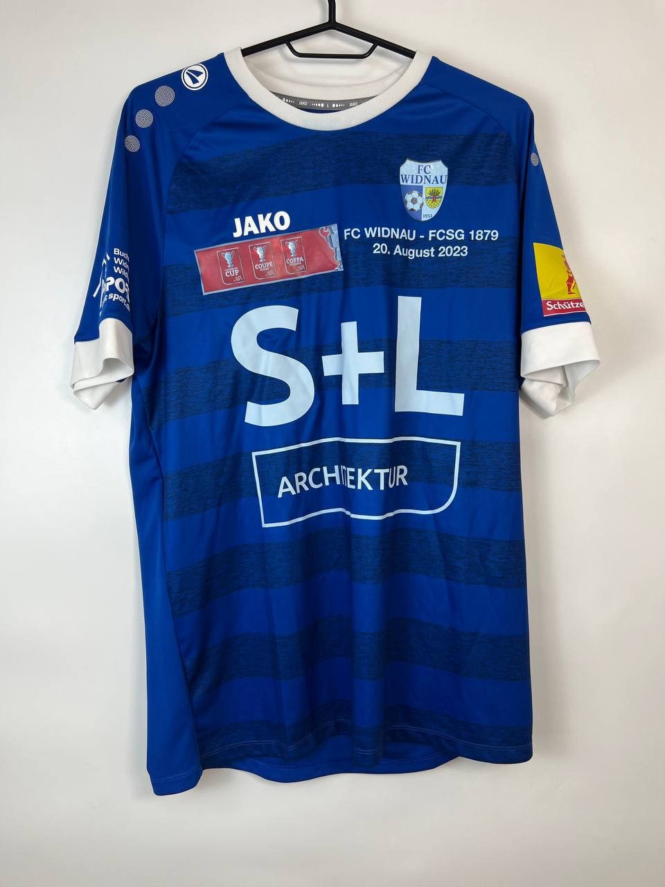 Other Jako fc widnau 2023 football soccer jersey match worn STEIGI Size US L / EU 52-54 / 3 - 1 Thumbnail