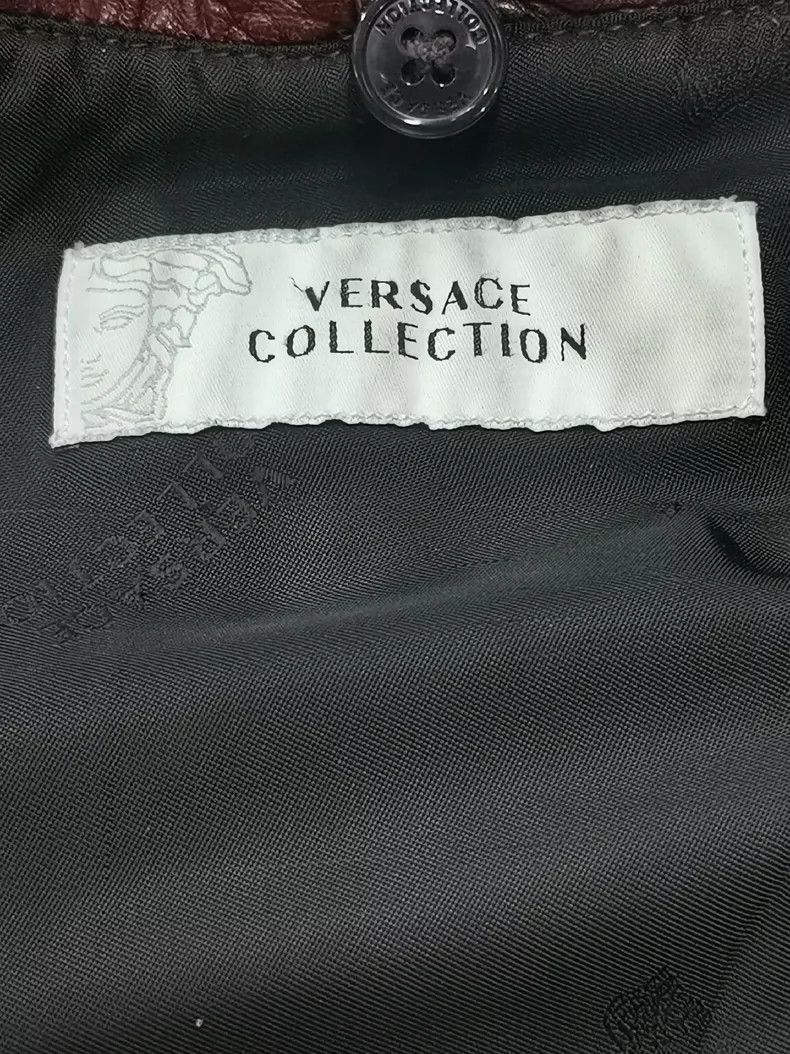 Versace Versace The burgundy small upper sheepskin is hand-polishe Size US M / EU 48-50 / 2 - 4 Thumbnail