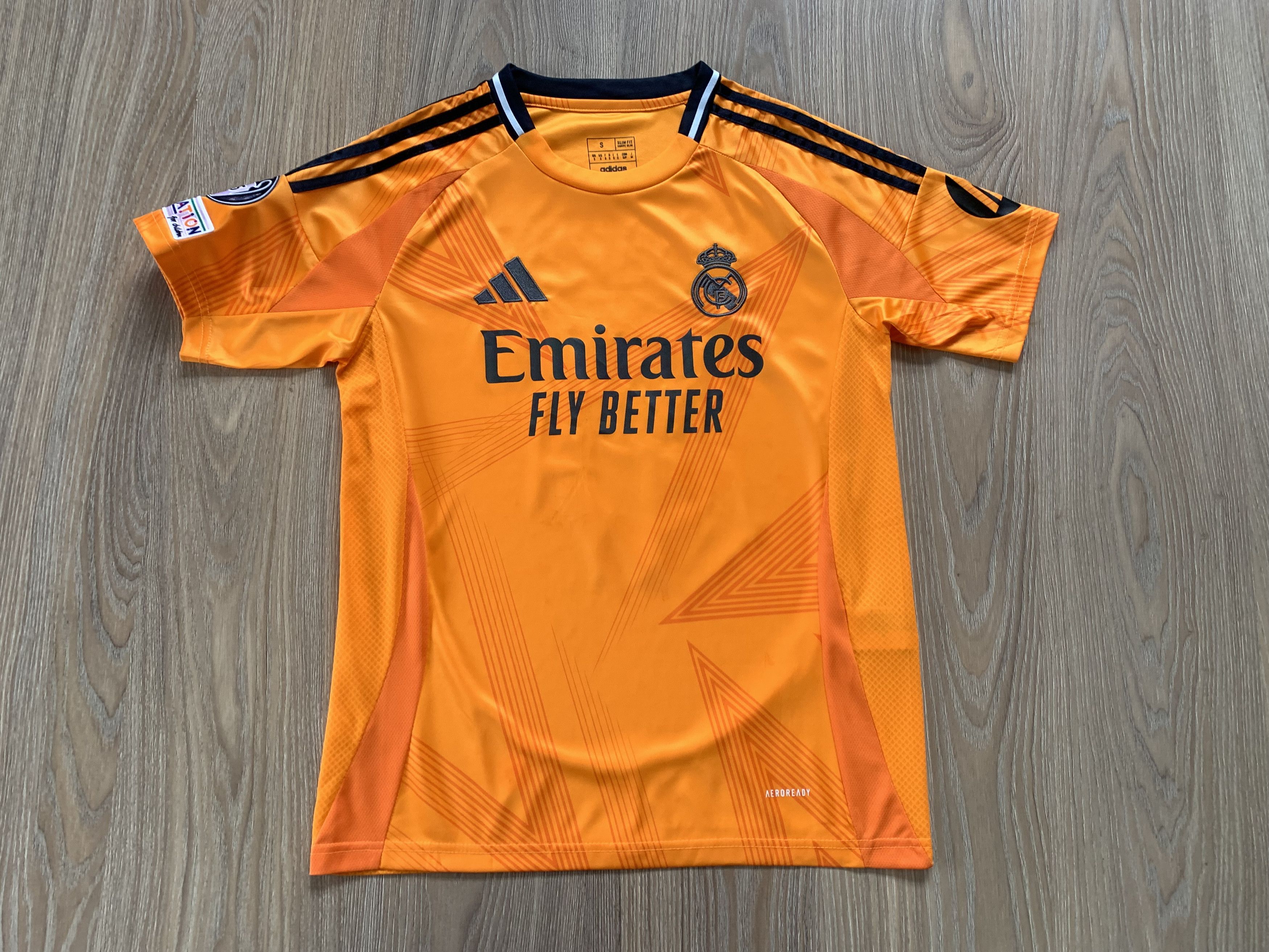 Adidas Adidas Real Madrid Match Jersey Mbappé #9 2022/23 Away Size US S / EU 44-46 / 1 - 2 Thumbnail