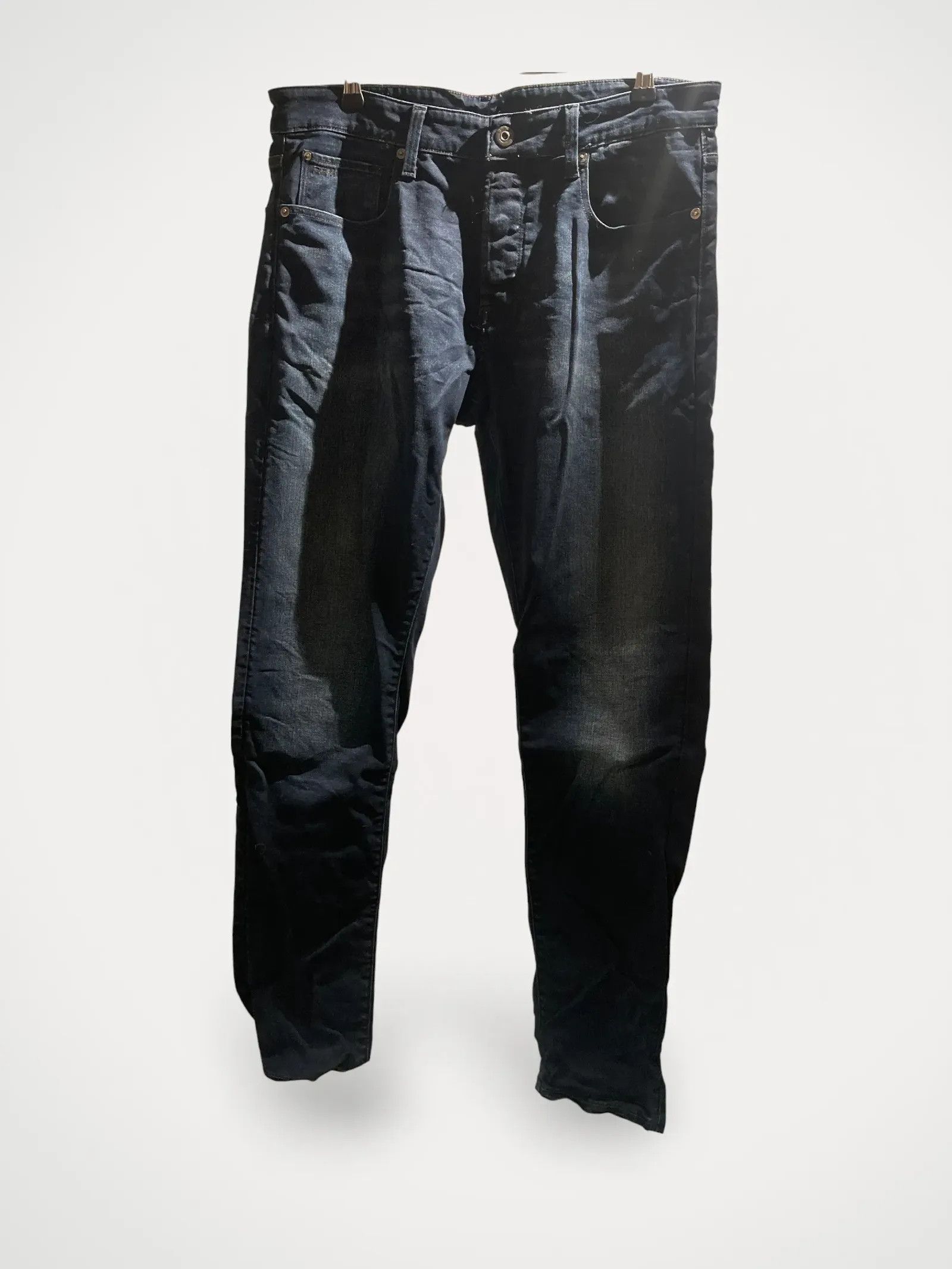 G-Star G-STAR RAW 3301 Straight tapeted Jeans Size US 34 / EU 50 - 1 Thumbnail
