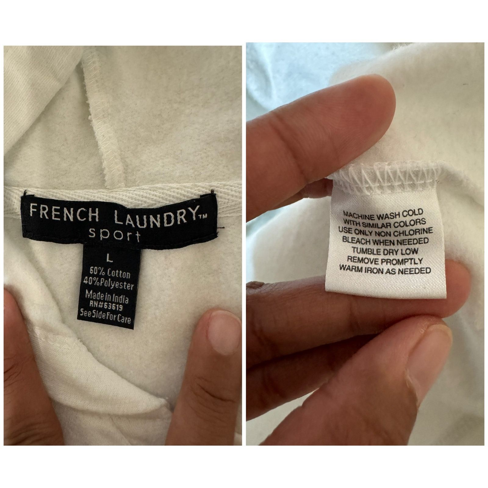 Unknown London French Laundry Pockets 1/4 Quarter Zip Button Snap Sweater Size L / US 10 / IT 46 - 7 Thumbnail