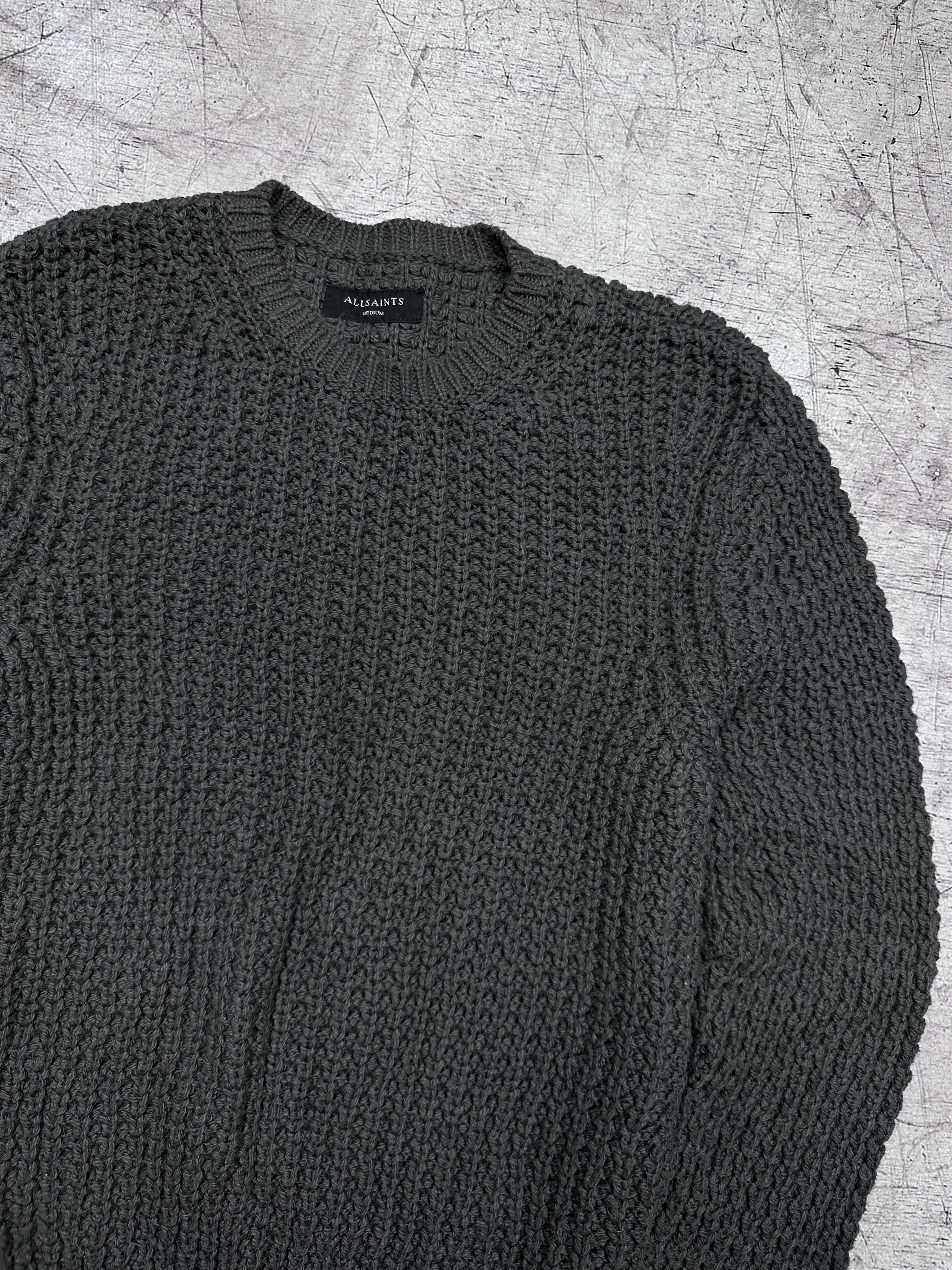 Allsaints Allsaints Mens Ren Crew Neck Knit Sweater Size US M / EU 48-50 / 2 - 2 Thumbnail