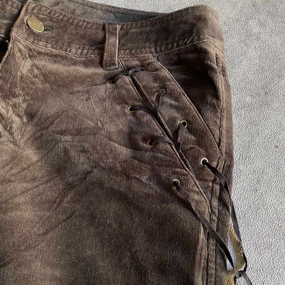 If Six Was Nine 2000s Comme Ca Ism Bondage Flared Pants Size US 28 / EU 44 - 4 Thumbnail