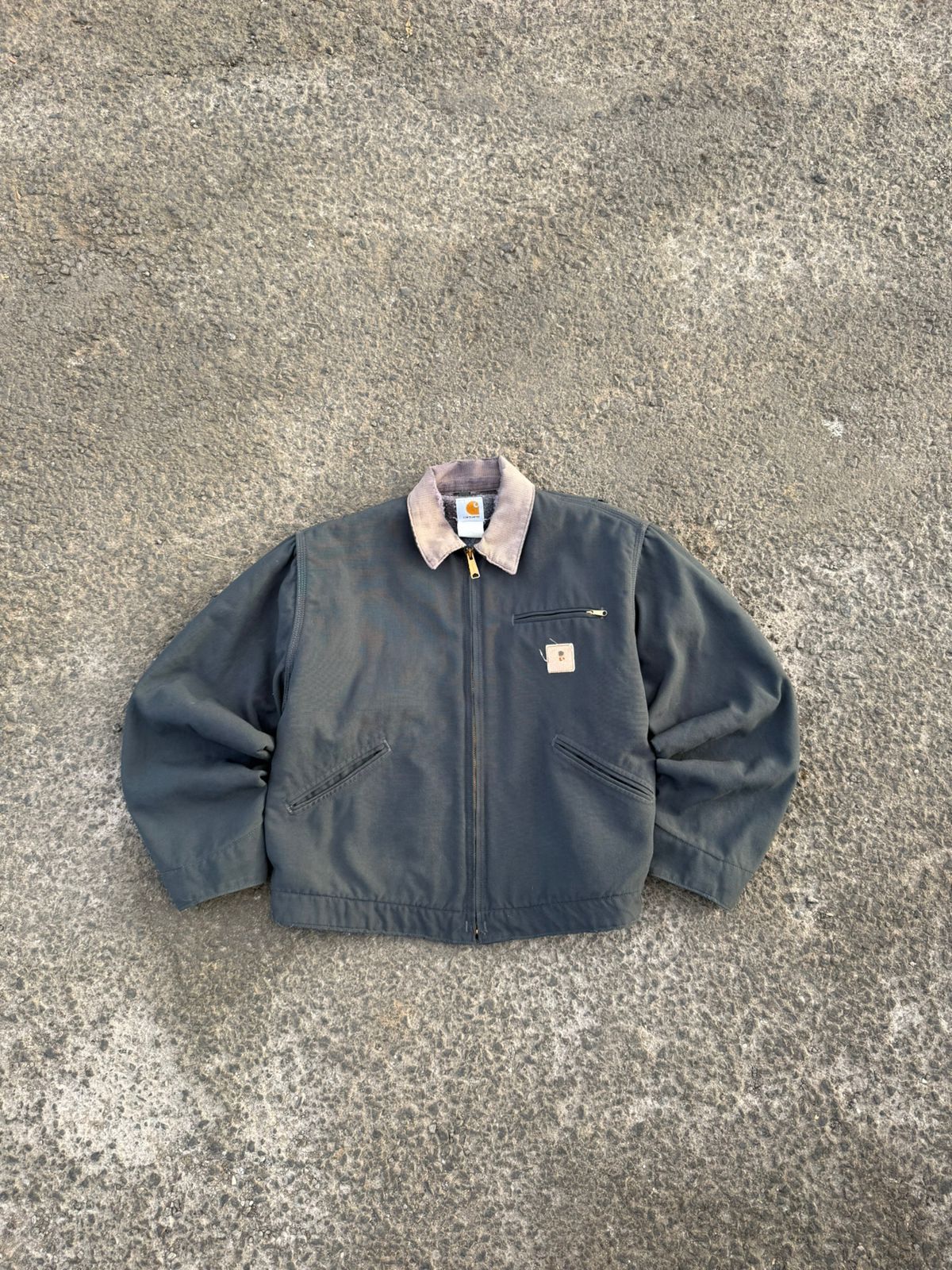 Carhartt Charcoal Vintage Carhartt Detroit Jacket J128 CHR Size US M / EU 48-50 / 2 - 2 Thumbnail