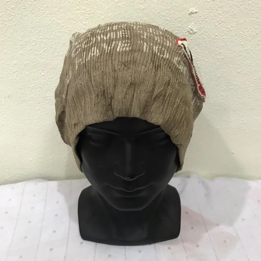 Alpha Industries × Vintage Alpha Industries Overprint Beanie Hat Size ONE SIZE - 6 Thumbnail