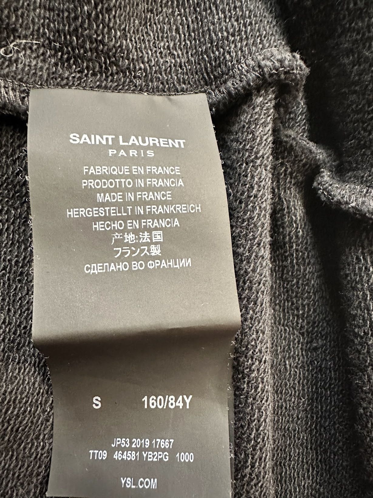 Saint Laurent Paris Saint Laurent Logo Hoodie Size US S / EU 44-46 / 1 - 4 Thumbnail