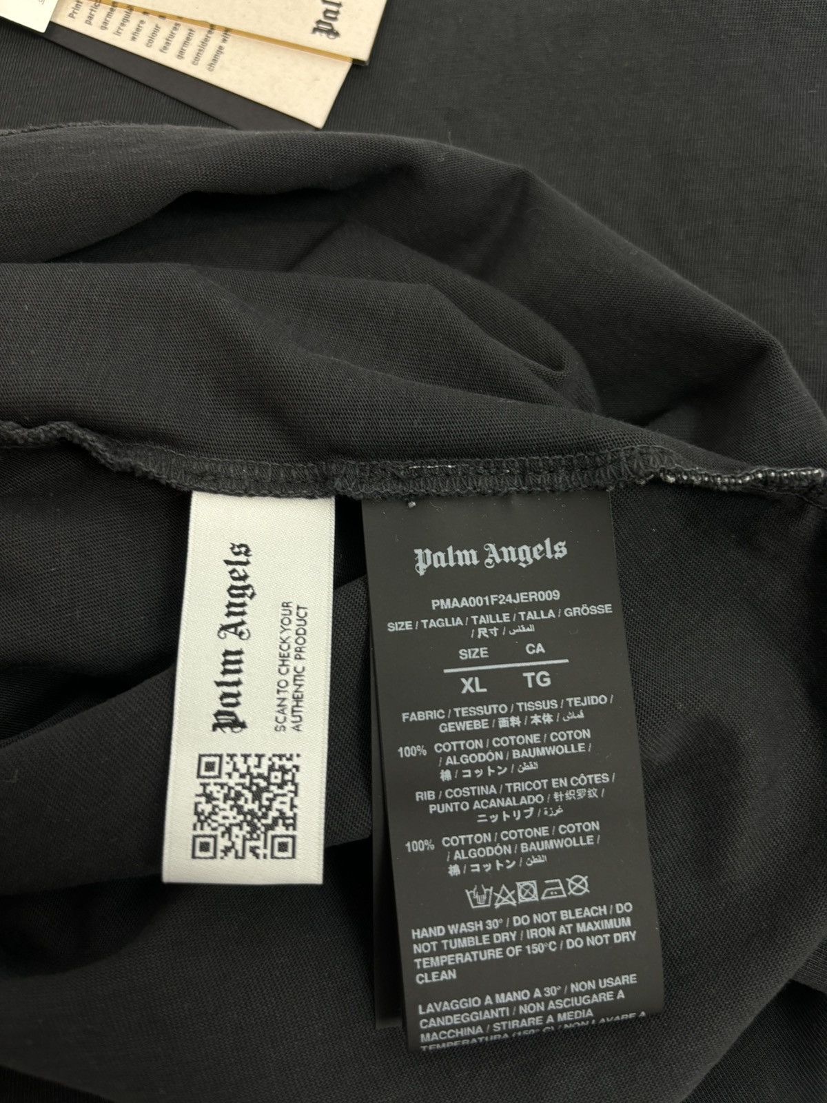 Palm Angels New Palm Angels Burning Logo T-Shirt With a "fire" print. Size US XL / EU 56 / 4 - 4 Thumbnail