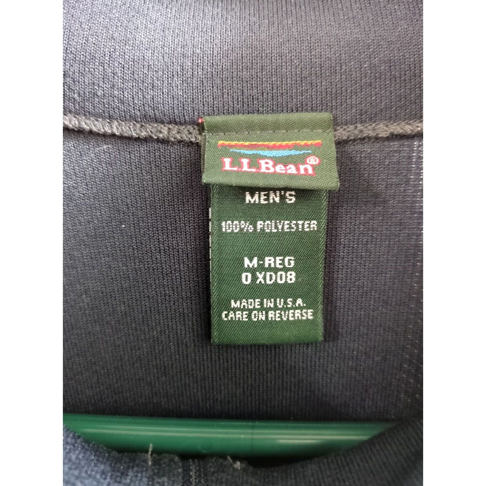 Vintage VINTAGE L.L. Bean Sweater Black Mens Regular Size M 1/4 Zip Knit Pullover Zipper Logo USA Pattern Solid Short Sleeve? Size US M / EU 48-50 / 2 - 2 Thumbnail