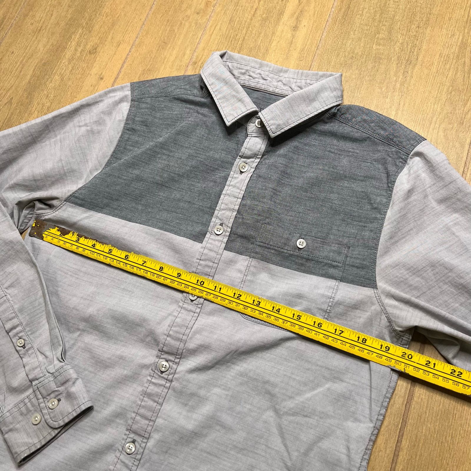 The North Face The North Face Button-Down Shirt, Men’s M Gray Long-Sleeve Size US M / EU 48-50 / 2 - 5 Thumbnail