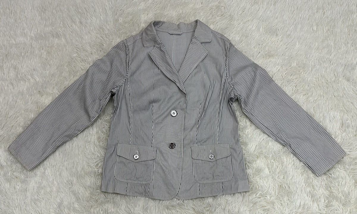 Burberry Burberry London Striped Cotton Blazer Jacket Made in Japan Size S / US 4 / IT 40 - 2 Thumbnail