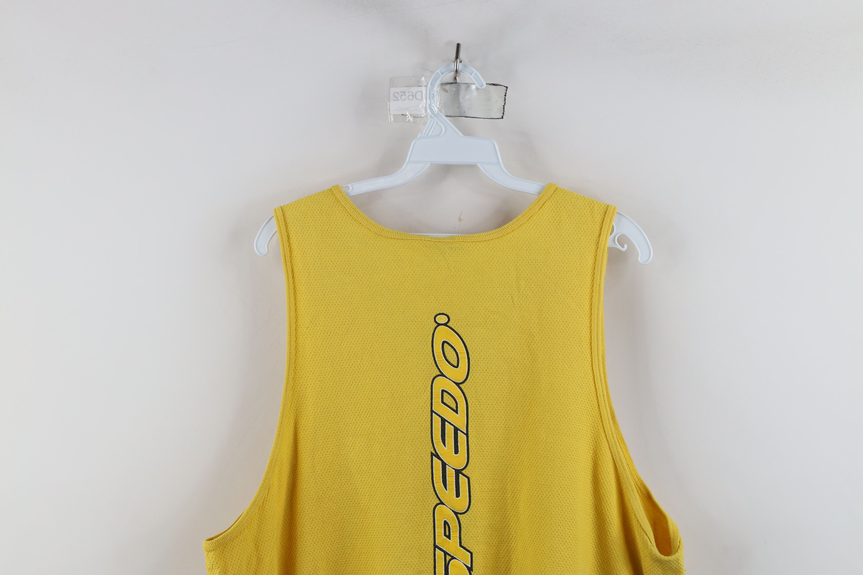 Speedo × Vintage Vintage 90s Speedo Spell Thermal Knit Tank Top T-Shirt USA Size US XL / EU 56 / 4 - 14 Thumbnail