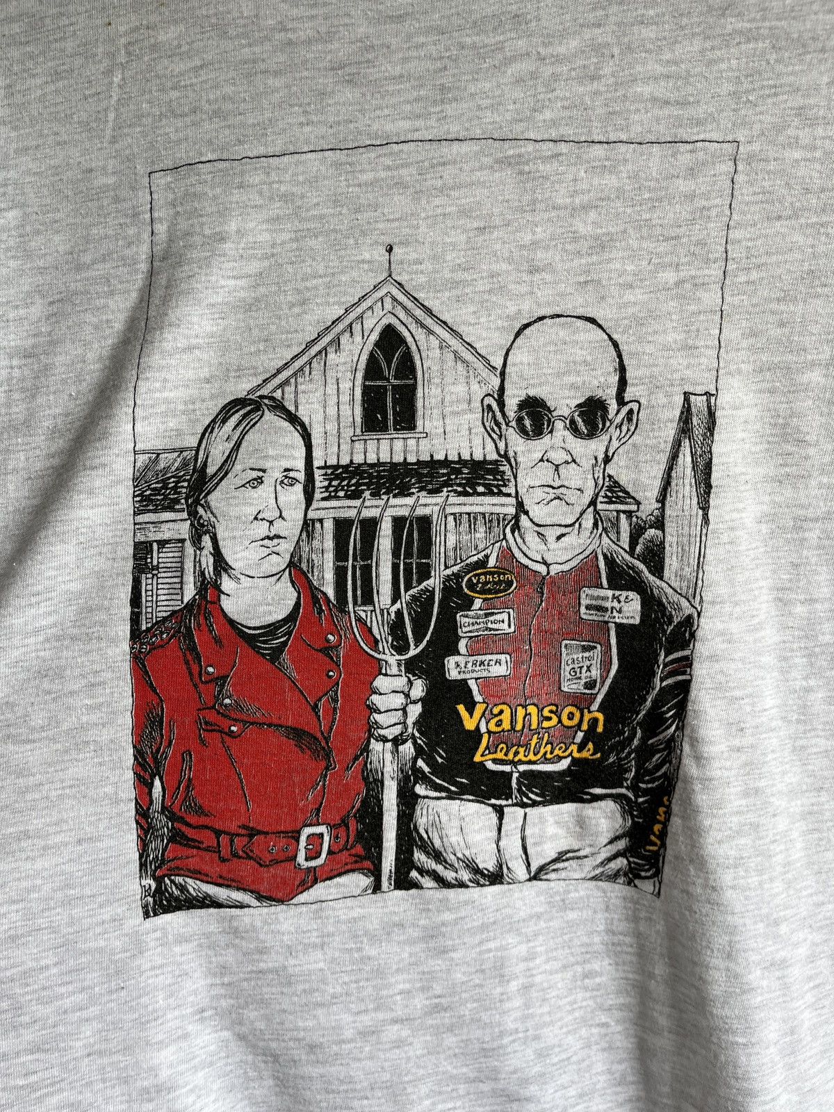 Vanson Leathers Vintage 90s Vanson Leather x American Gothic Size US L / EU 52-54 / 3 - 4 Thumbnail