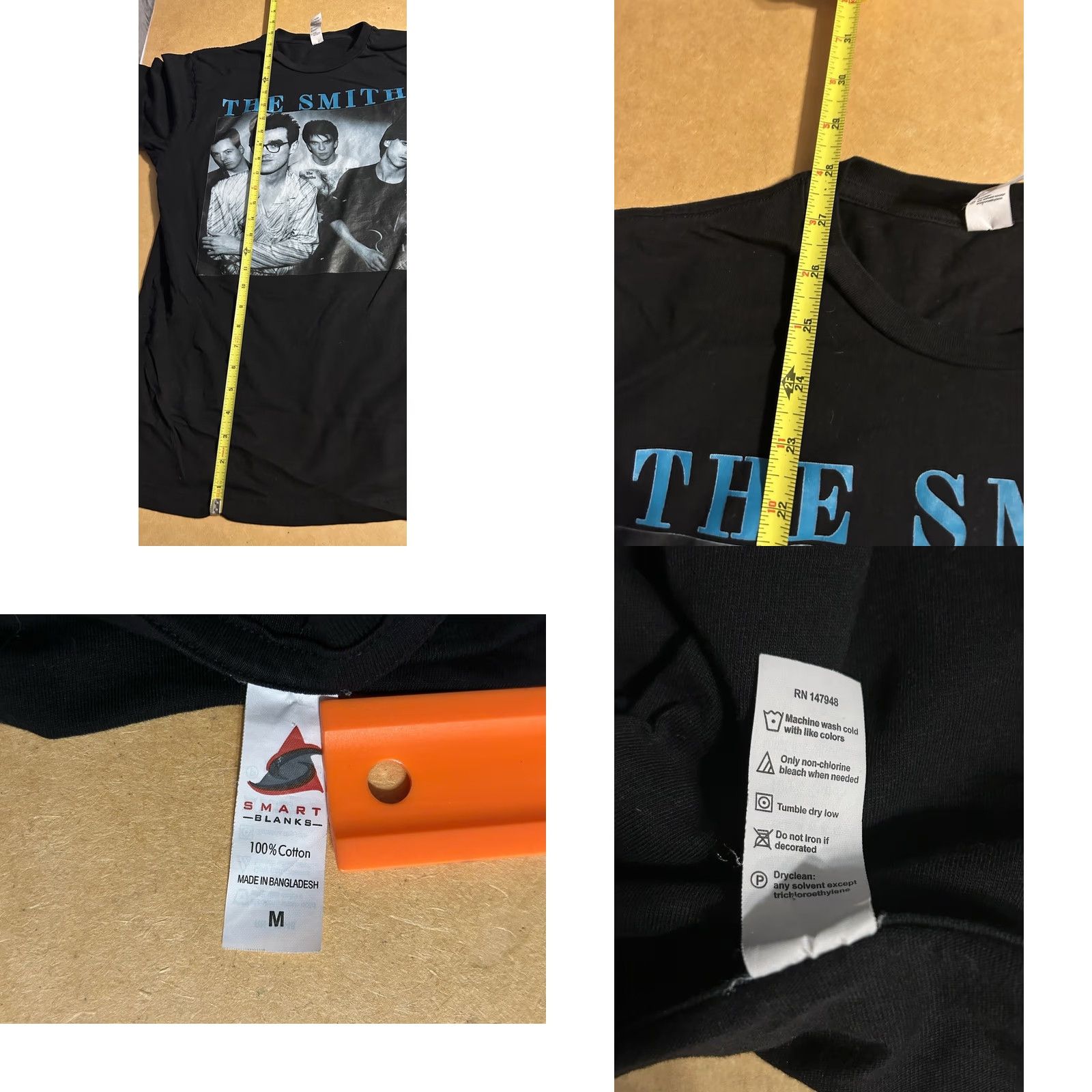 Morrissey VINTAGE The Smiths Shirt Adult Medium Black Short Sleeve Morrissey Alternative Size US M / EU 48-50 / 2 - 10 Thumbnail
