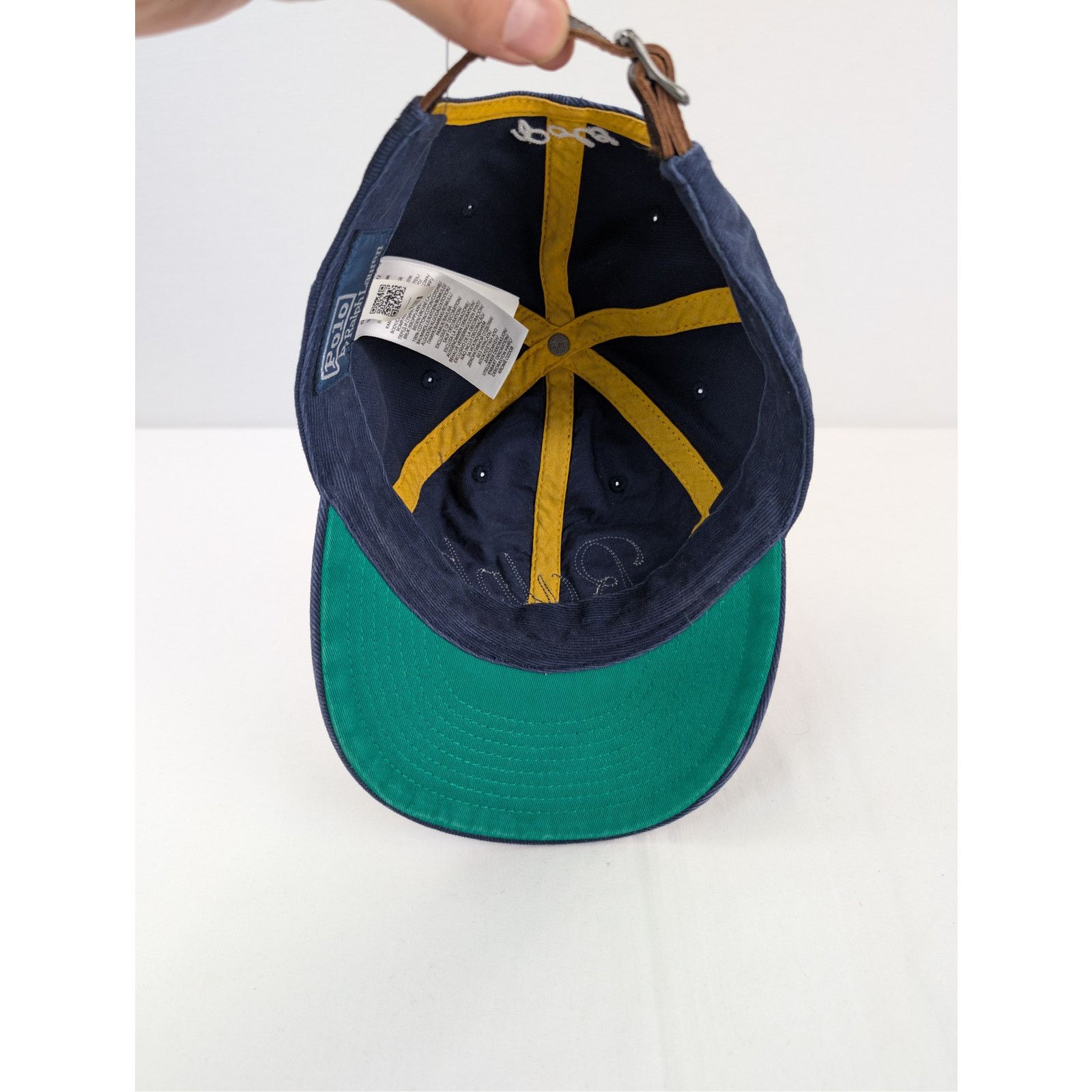 Ralph Lauren o1rshd1 CC20 Size: OS / Ralph Logo Cap / Hat in Navy Blue Size ONE SIZE - 8 Thumbnail