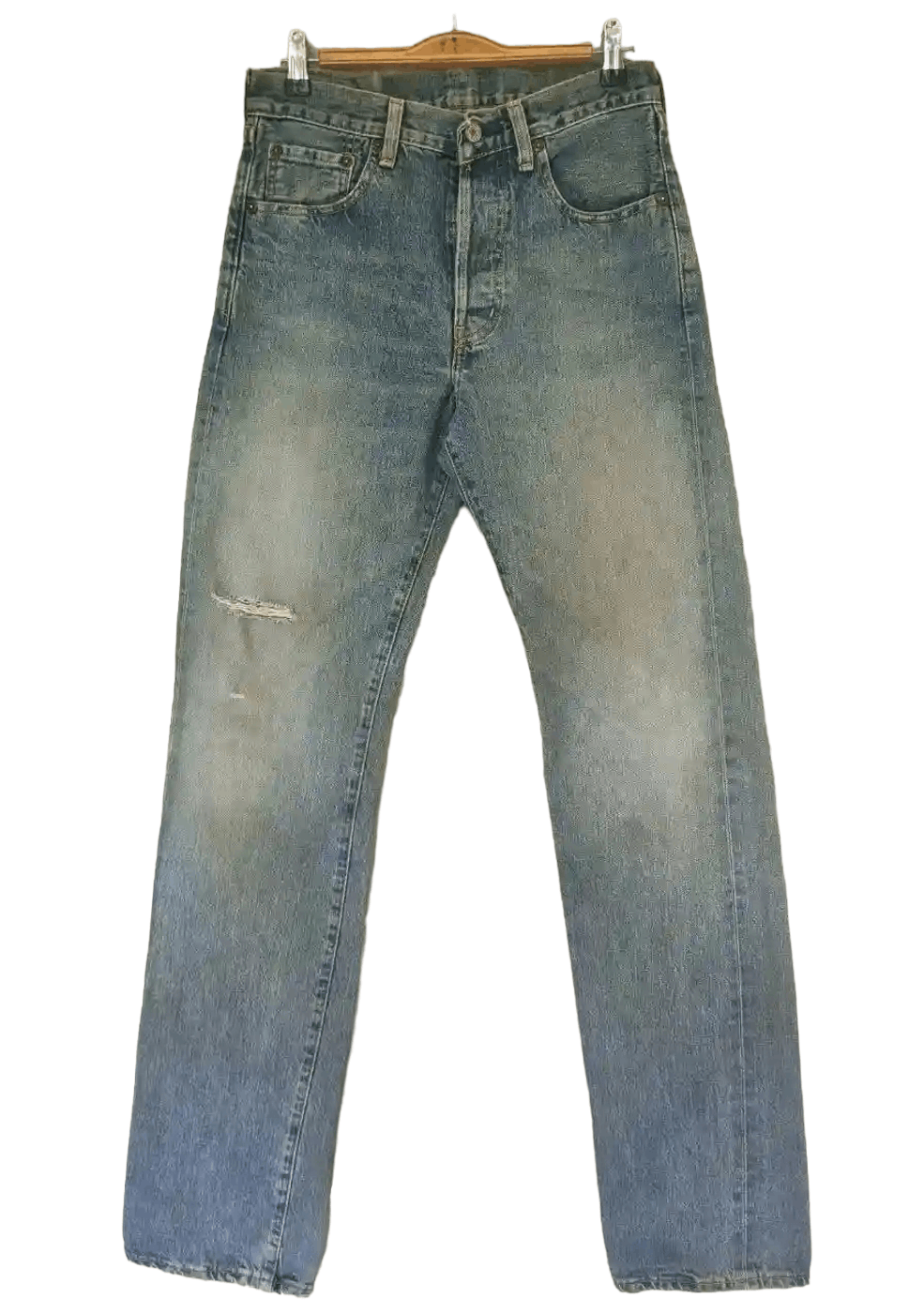 Levi's Vintage Clothing Big E Vtg Levi's 503 Distressed Selvedge Denim Size US 29 - 1 Thumbnail