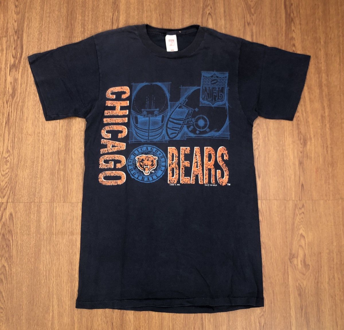NFL × Vintage Vintage Chicago Bears 1991 t-shirt Size US M / EU 48-50 / 2 - 1 Thumbnail