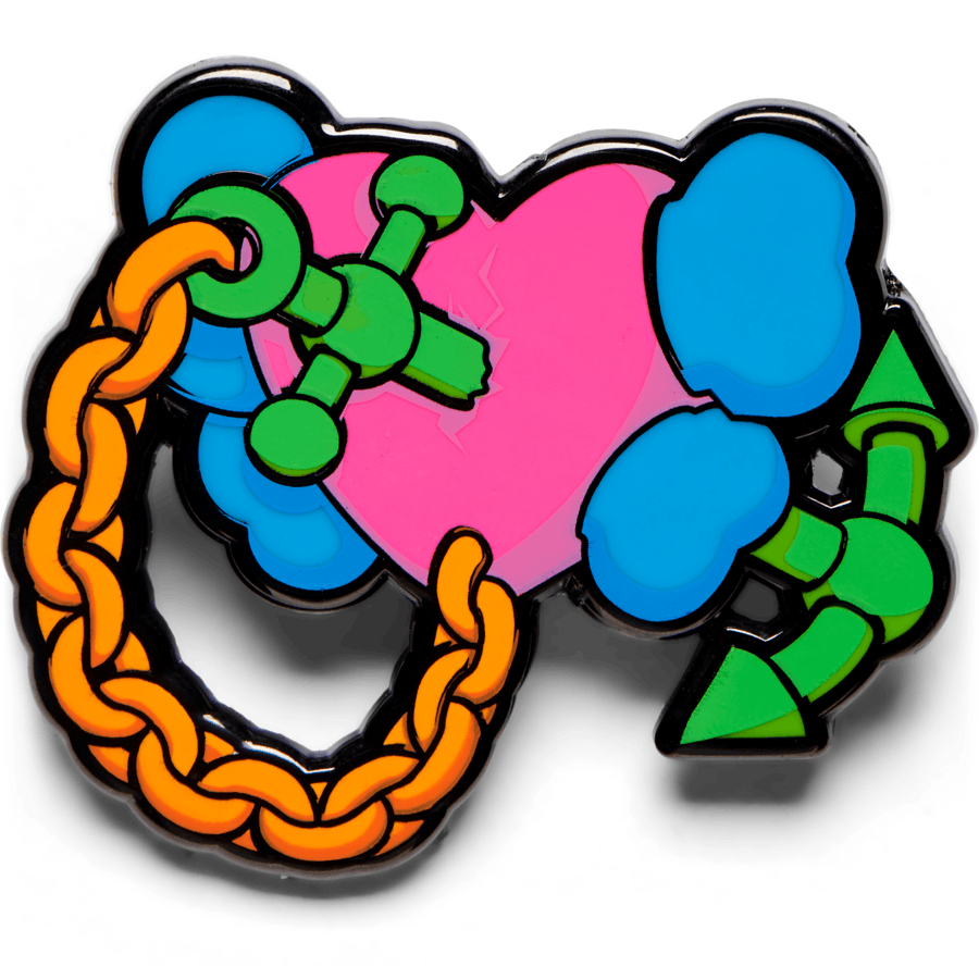 Kaws KAWS NGV Permanent Love Enamel Pin Size ONE SIZE - 1 Thumbnail