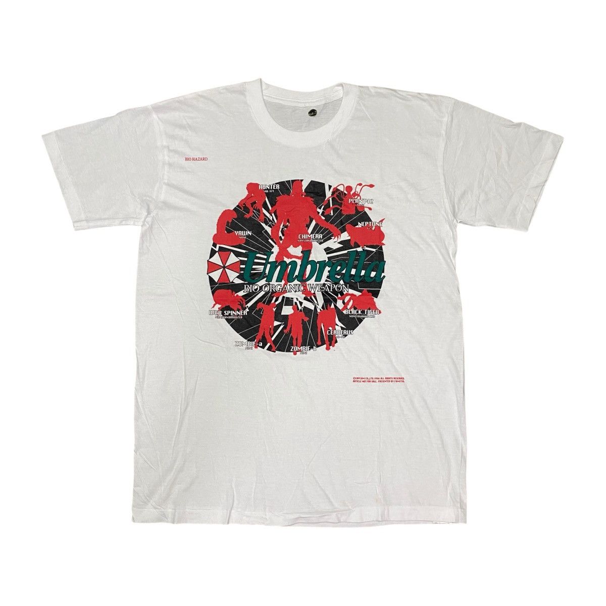 Vintage Vintage 2003 Resident Evil Outbreak PS2 Capcom T-shirt