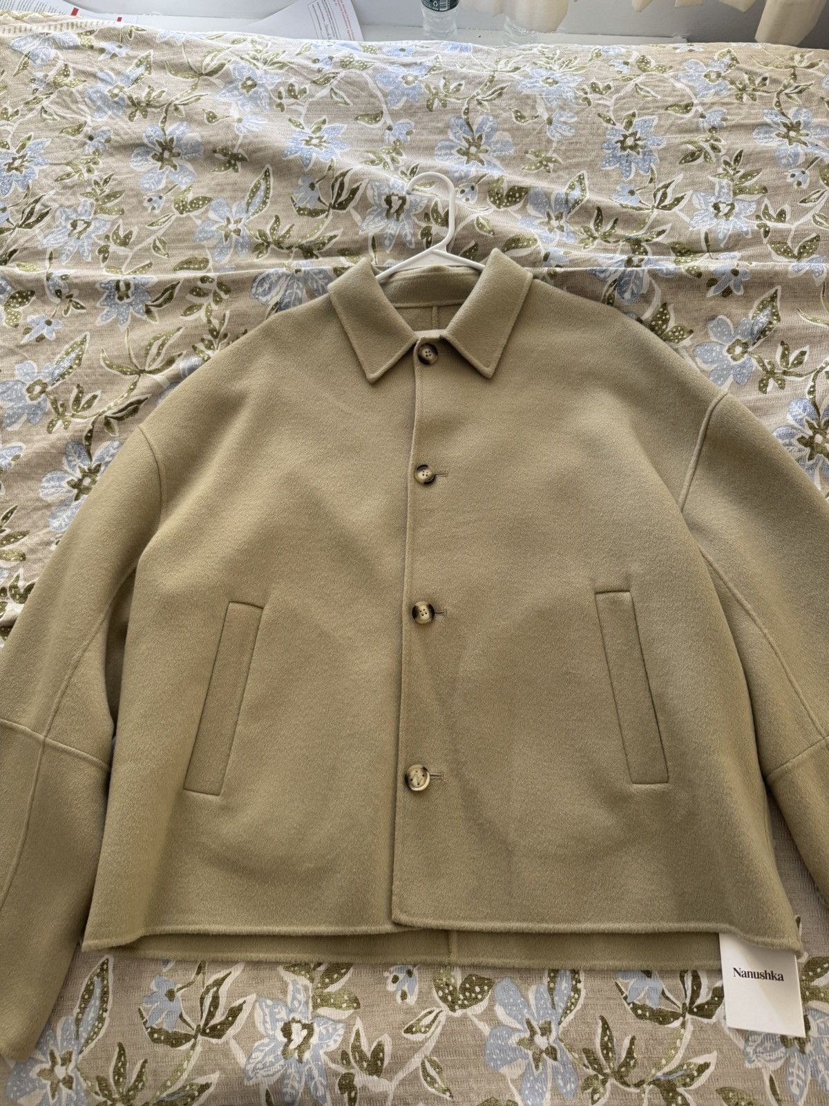 Nanushka Marcin wool-blend cropped jacket Size US L / EU 52-54 / 3 - 4 Thumbnail