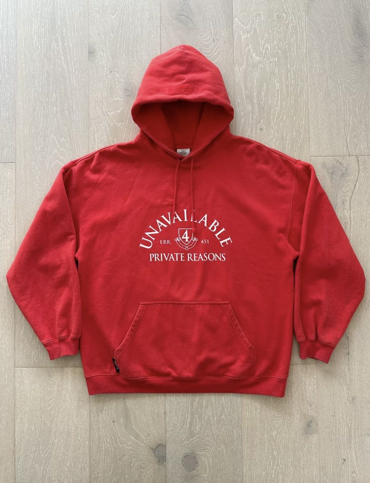 Vetements unavailable 19aw hoodie