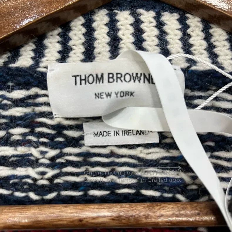 Thom Browne Thom Browne Fair Isle Dog Cardigan Size US M / EU 48-50 / 2 - 3 Thumbnail
