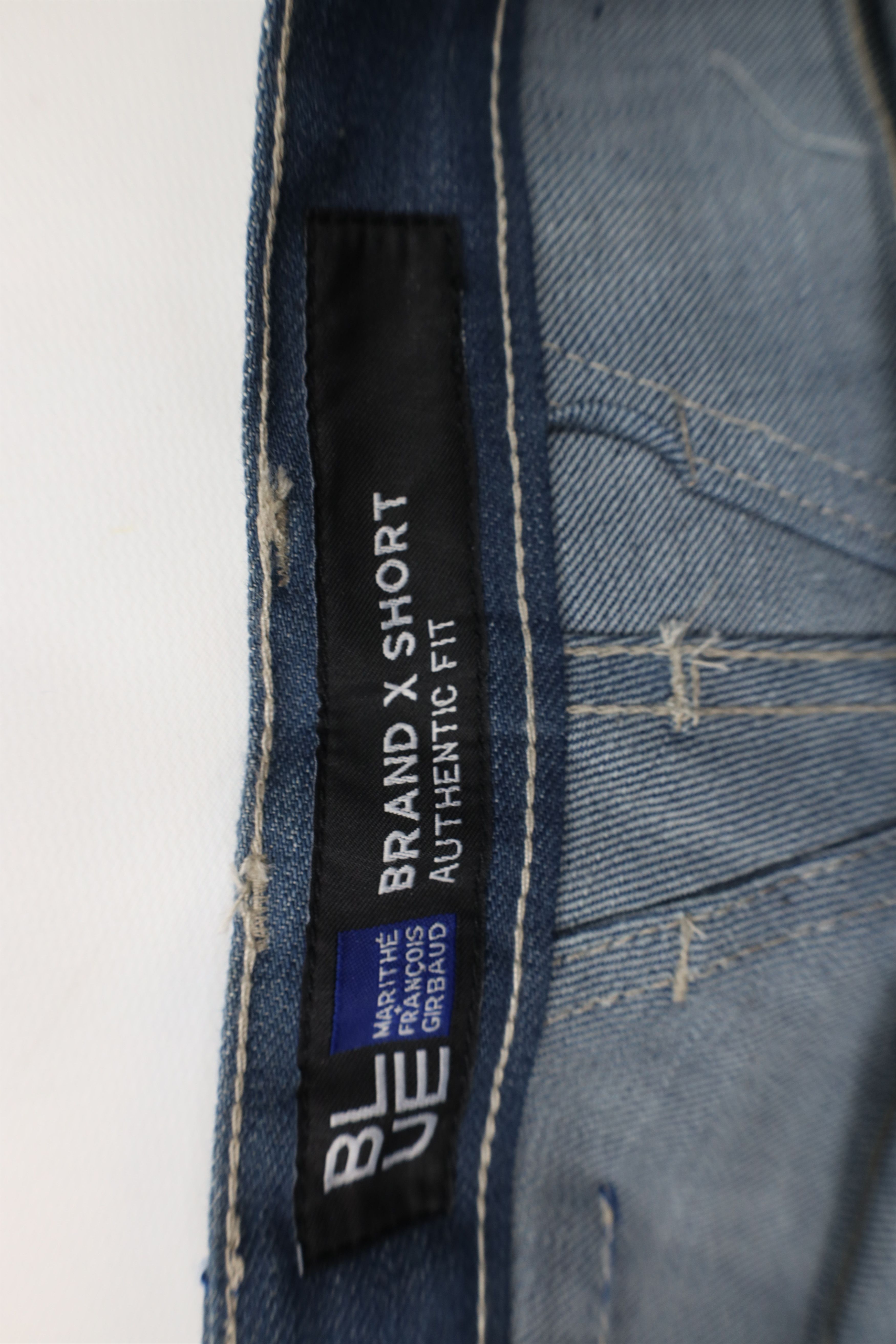 Marithe + Francois Girbaud × Vintage Deadstock Vintage 90s Marithe Francois Girbaud Jean Shorts Size US 32 / EU 48 - 10 Thumbnail