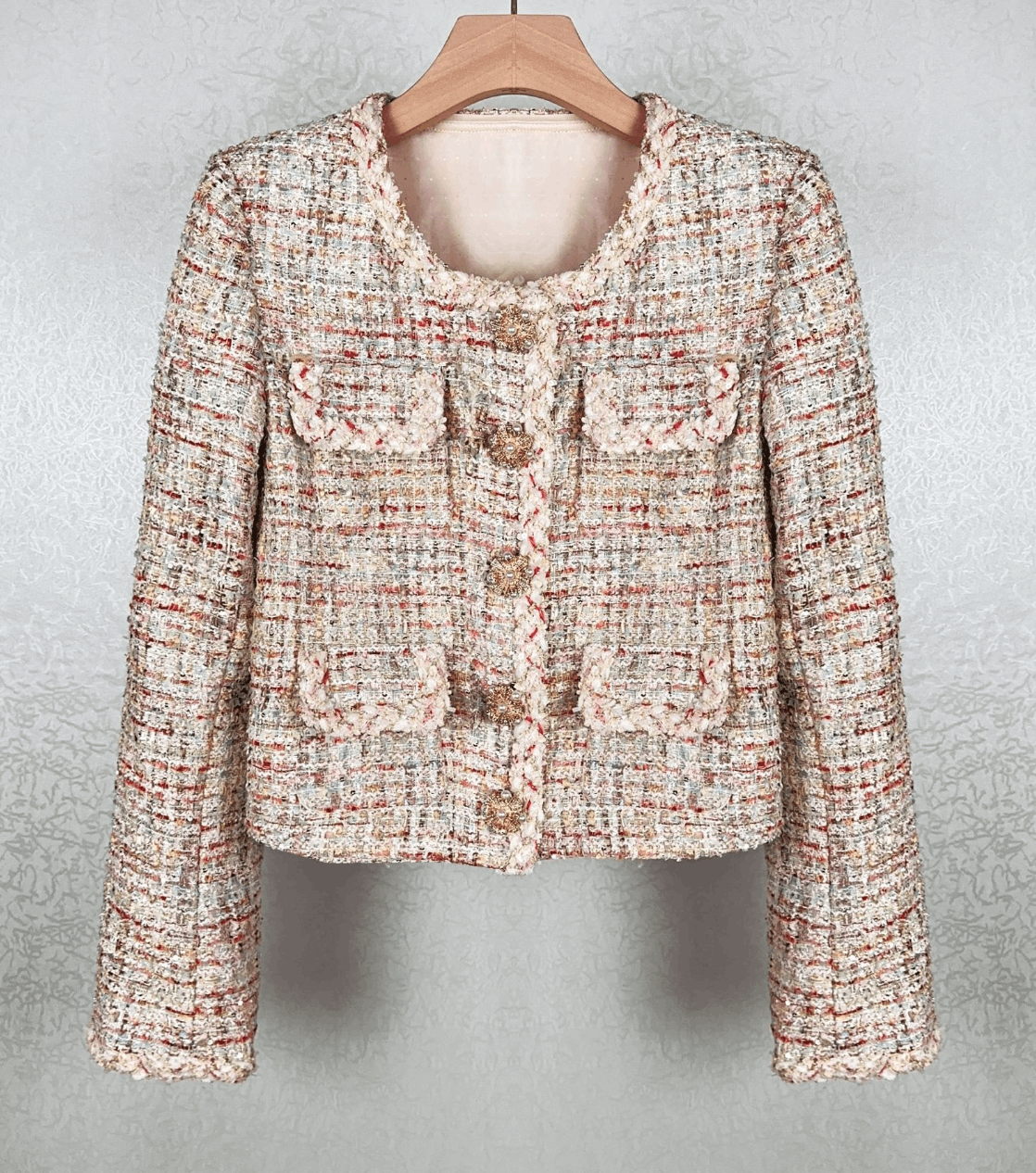 Japanese Brand Tweed Blazer Jacket Size M / US 6-8 / IT 42-44 - 1 Thumbnail